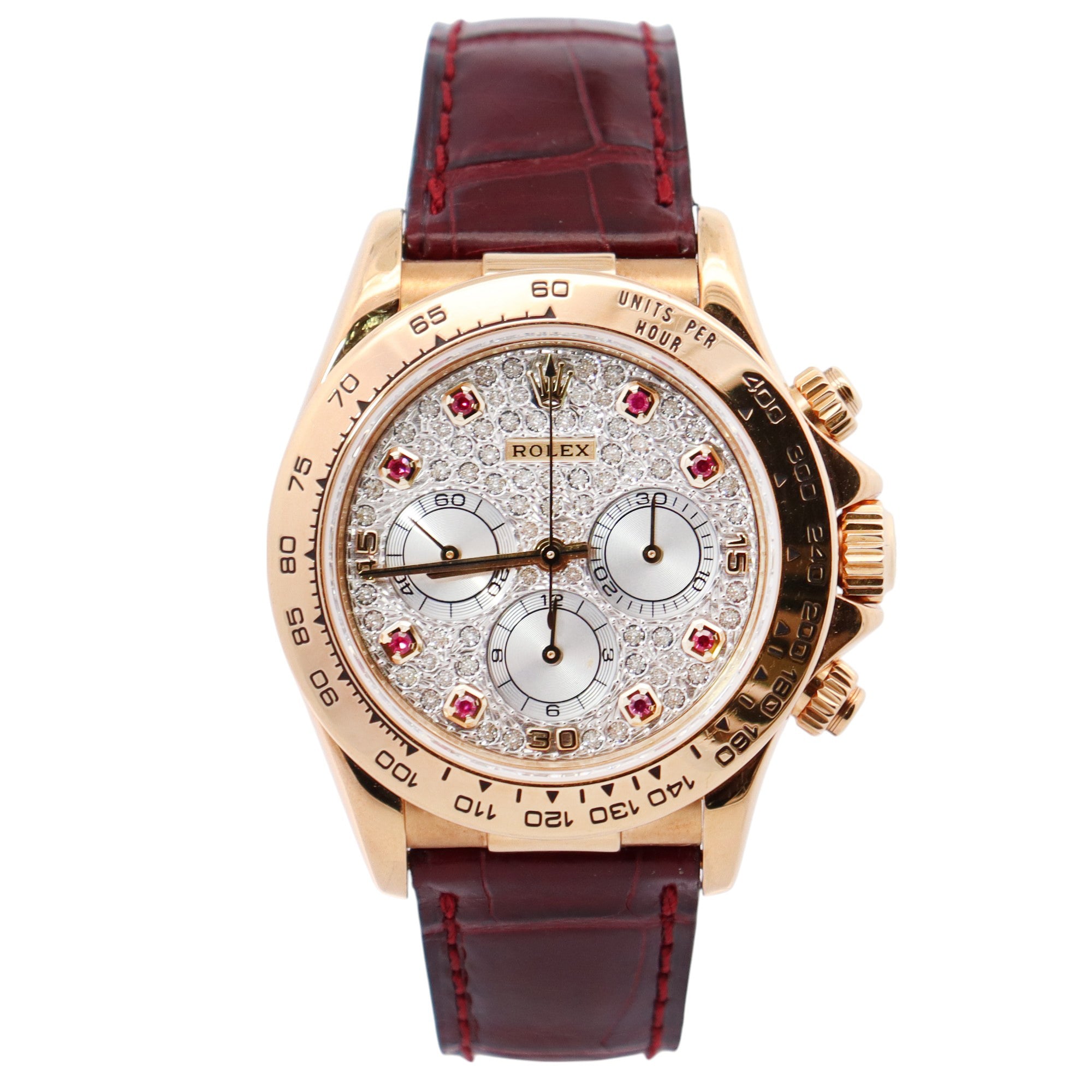 Rolex Daytona 40mm Pave Dial Watch Ref# 16518 - Happy Jewelers Fine Jewelry Lifetime Warranty