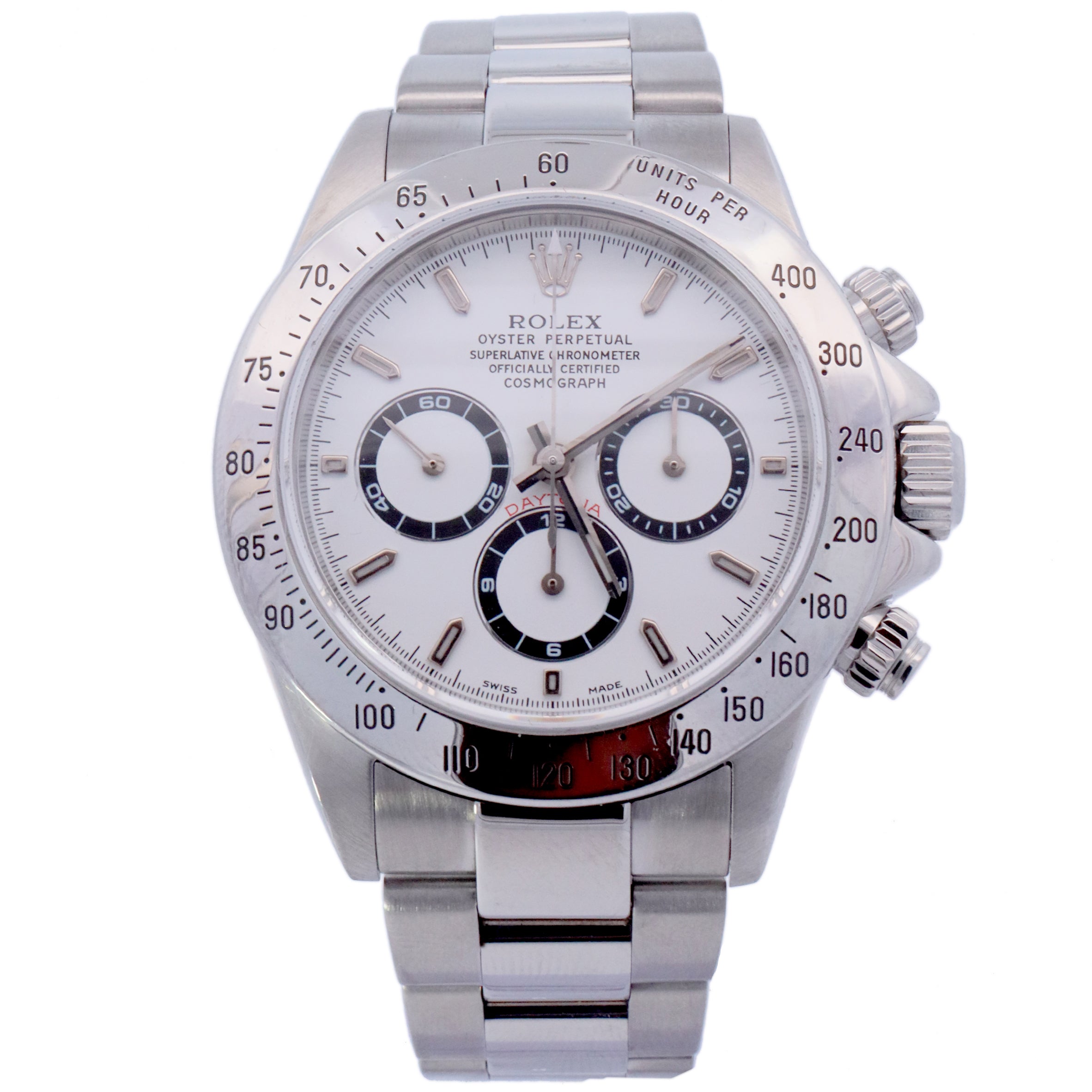 Rolex Daytona 40mm Black Dial Watch Ref# 16520 - Happy Jewelers Fine Jewelry Lifetime Warranty