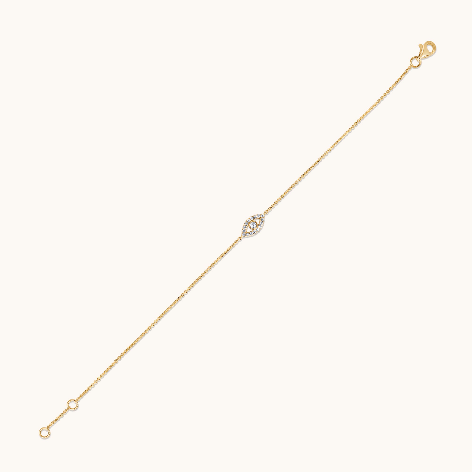 Diamond Evil Eye Bracelet - Happy Jewelers Fine Jewelry Lifetime Warranty