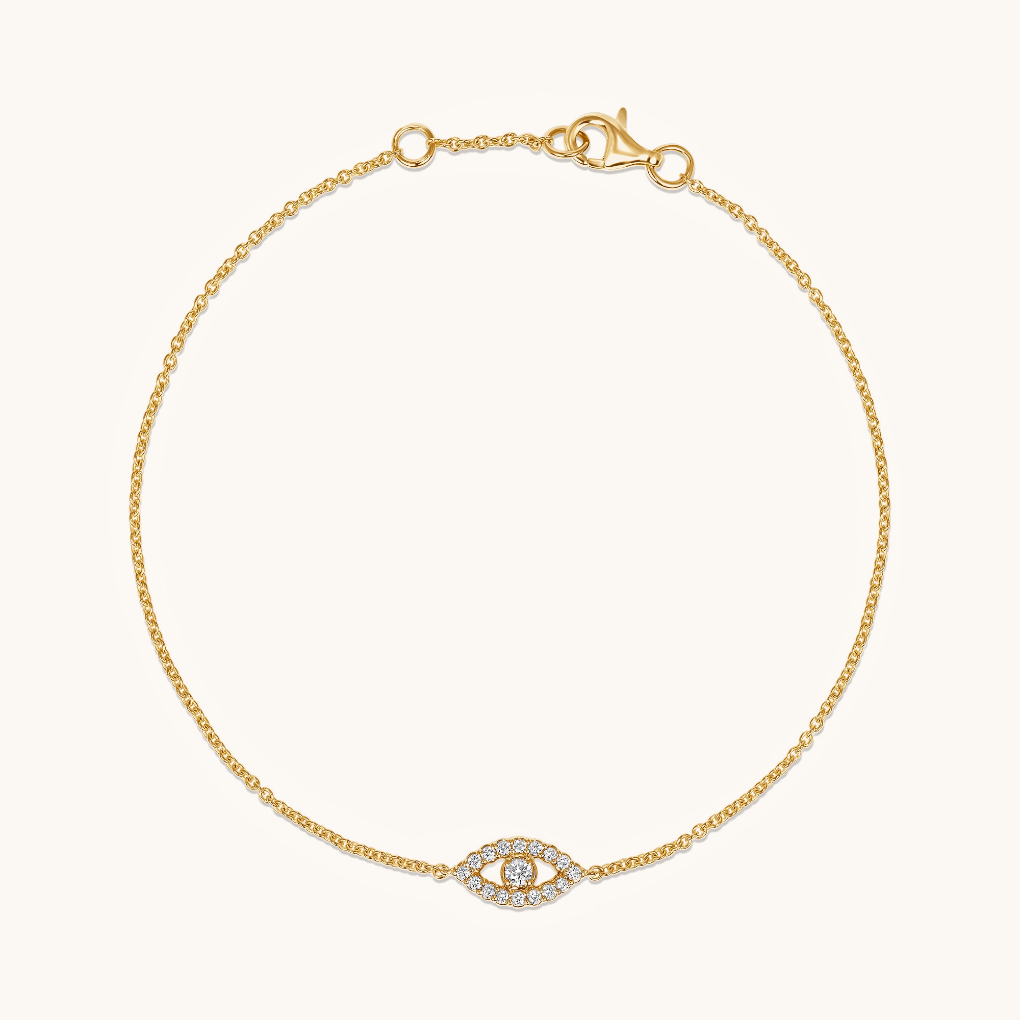 Diamond Evil Eye Bracelet