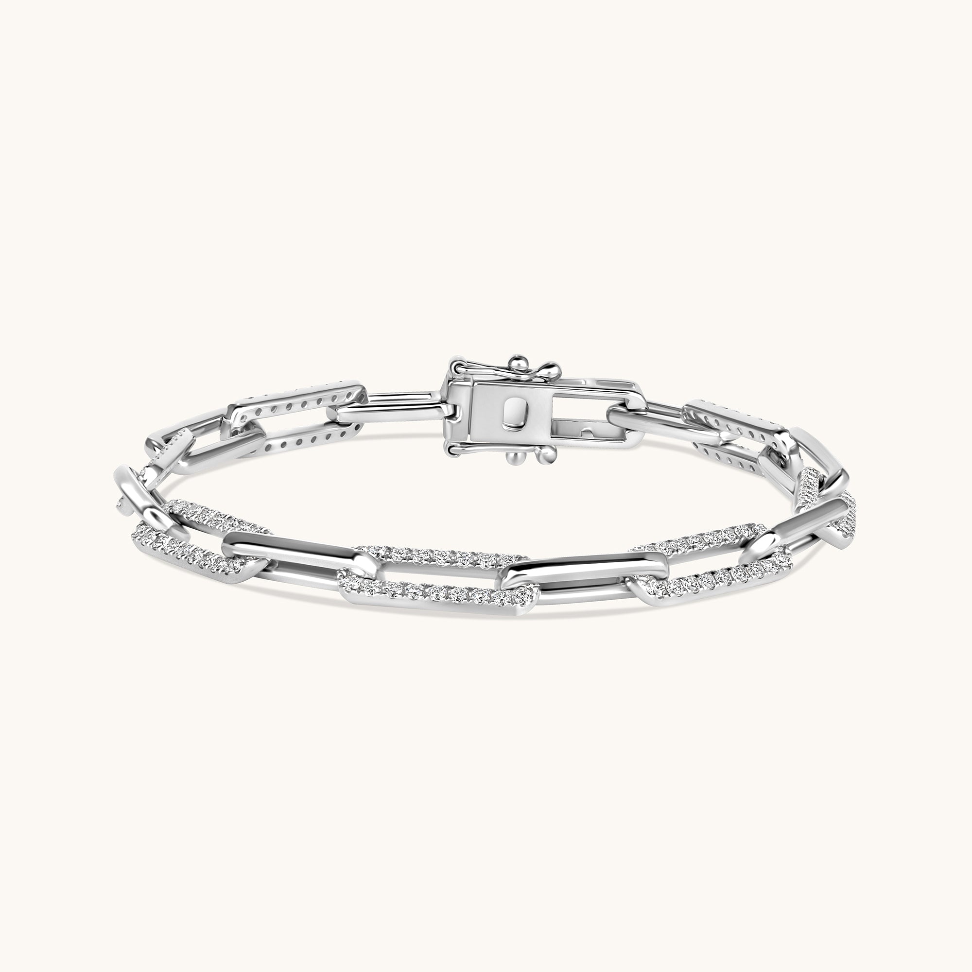 Diamond Linked Up Bracelet - Happy Jewelers Fine Jewelry Lifetime Warranty