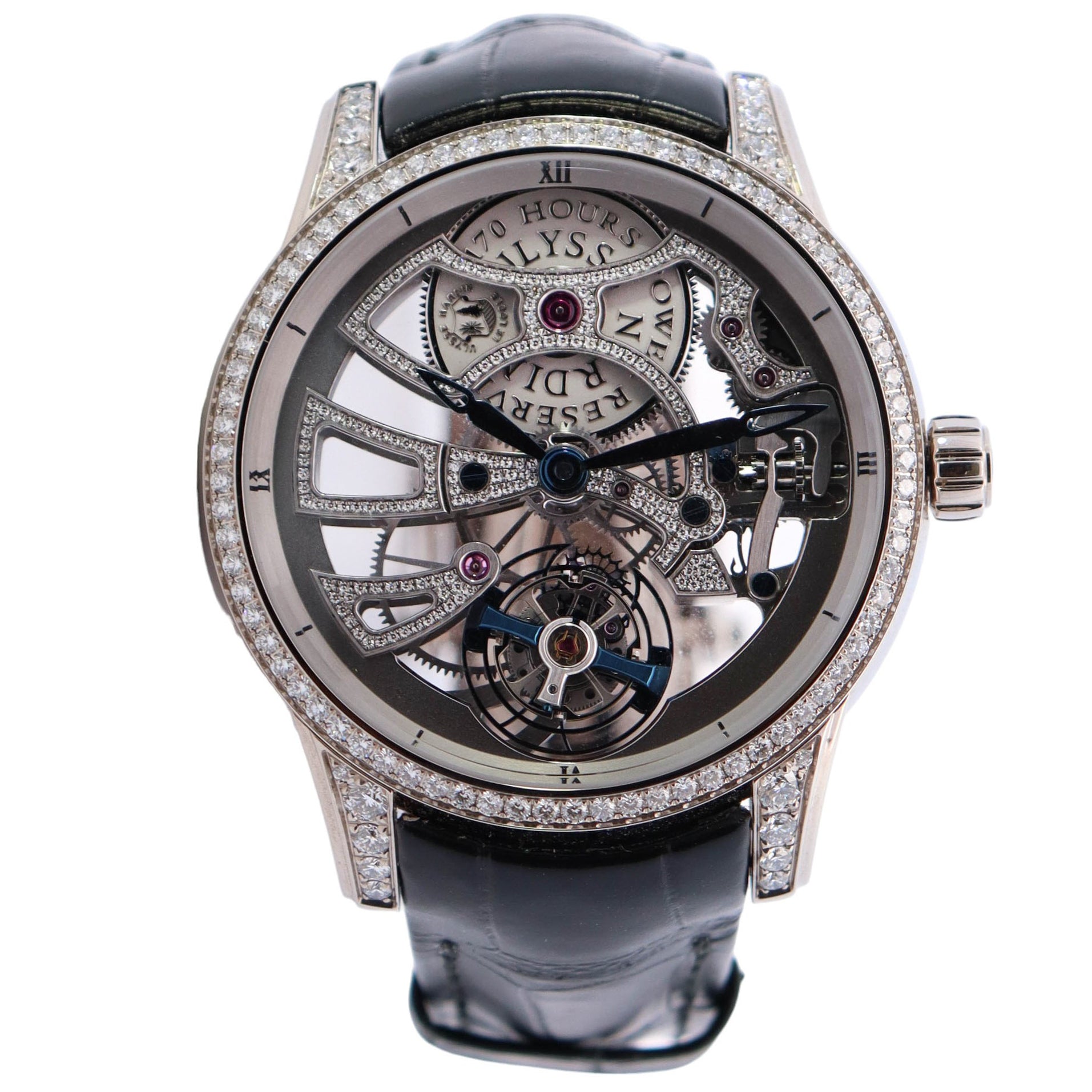 Harry Winston Classic 44mm Skeleton Dial Watch Ref# 1700-129BC - Happy Jewelers Fine Jewelry Lifetime Warranty