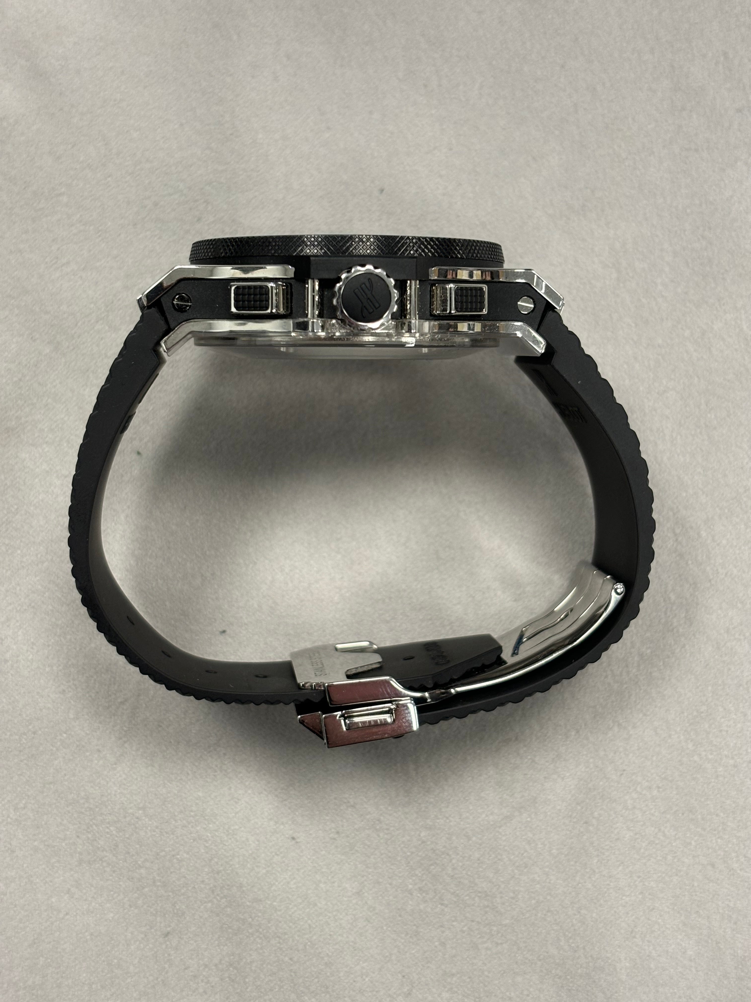 Hublot Big Bang Stainless Steel 44mm Black Carbon Dial Watch Reference# 301.SB.131.RX - Happy Jewelers Fine Jewelry Lifetime Warranty