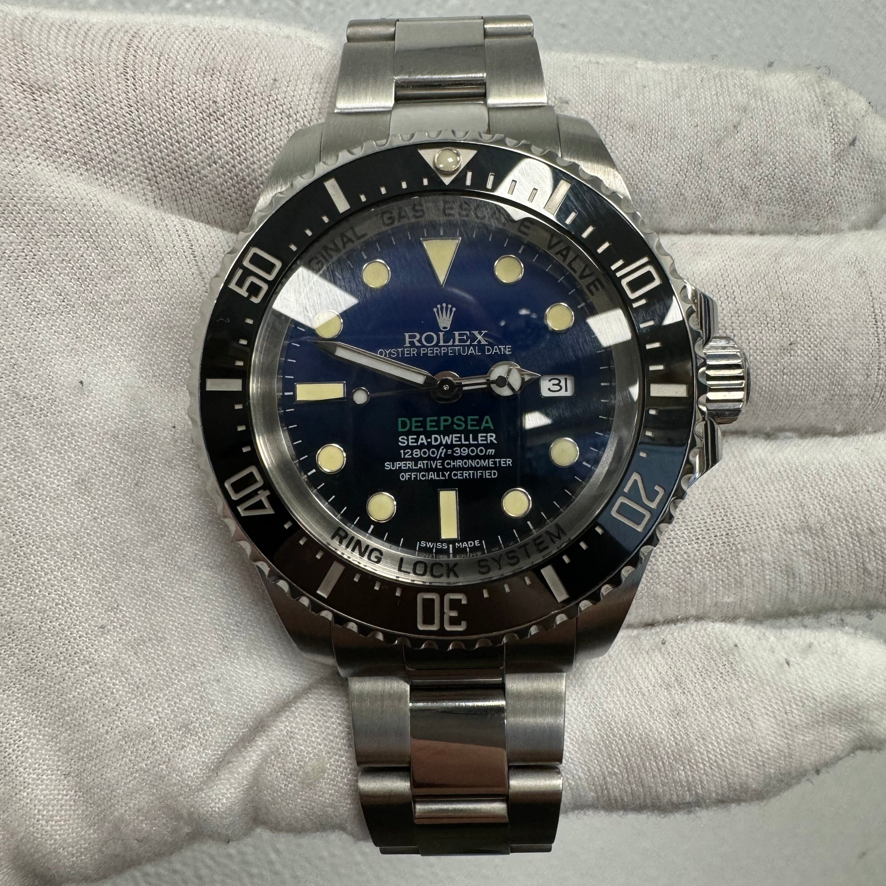 Rolex DeepSea 44mm Blue/Black Dial Ref# 116660 - Happy Jewelers Fine Jewelry Lifetime Warranty