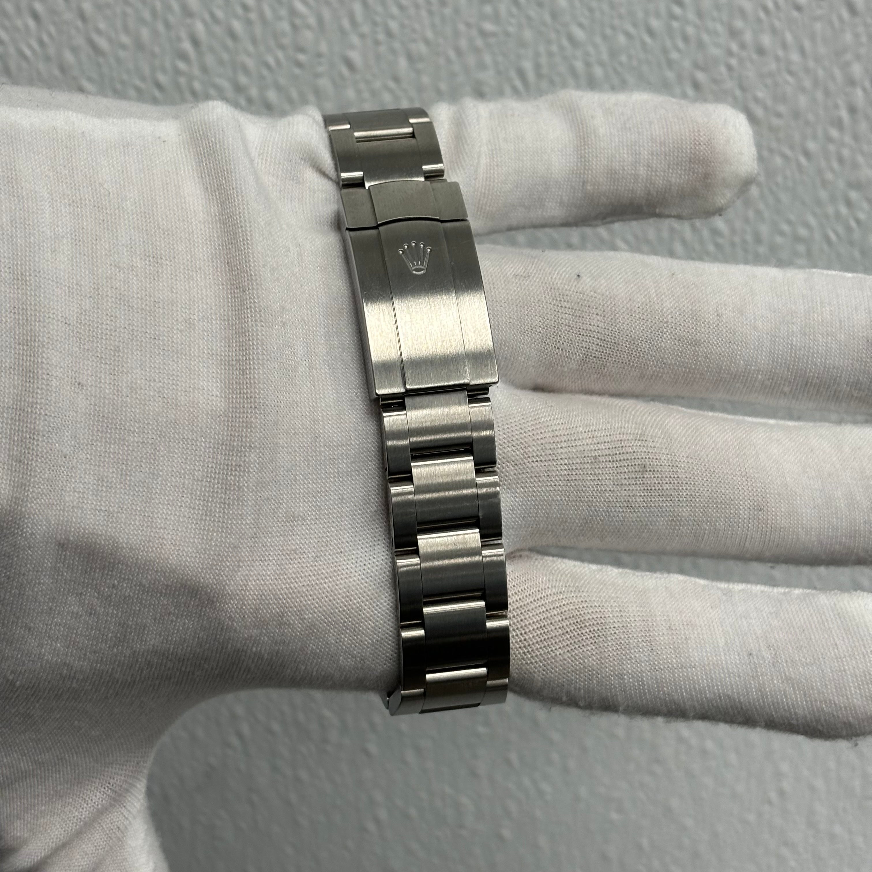 Rolex Oyster Perpetual 41mm Tiffany Dial Ref# 124300 - Happy Jewelers Fine Jewelry Lifetime Warranty