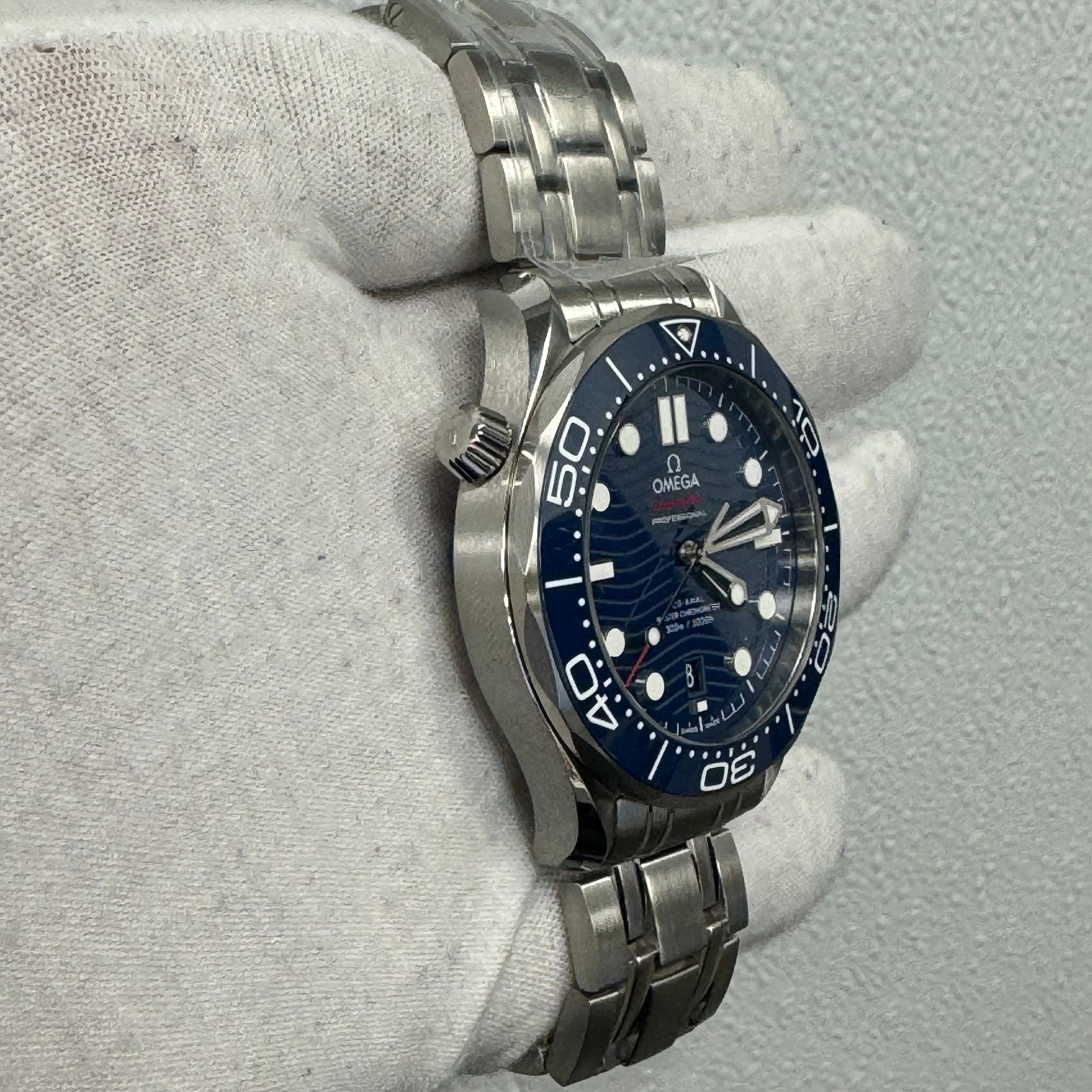 Omega Seamaster 300 42mm Blue Dial Watch Ref# 210.30.42.20.03.001 - Happy Jewelers Fine Jewelry Lifetime Warranty