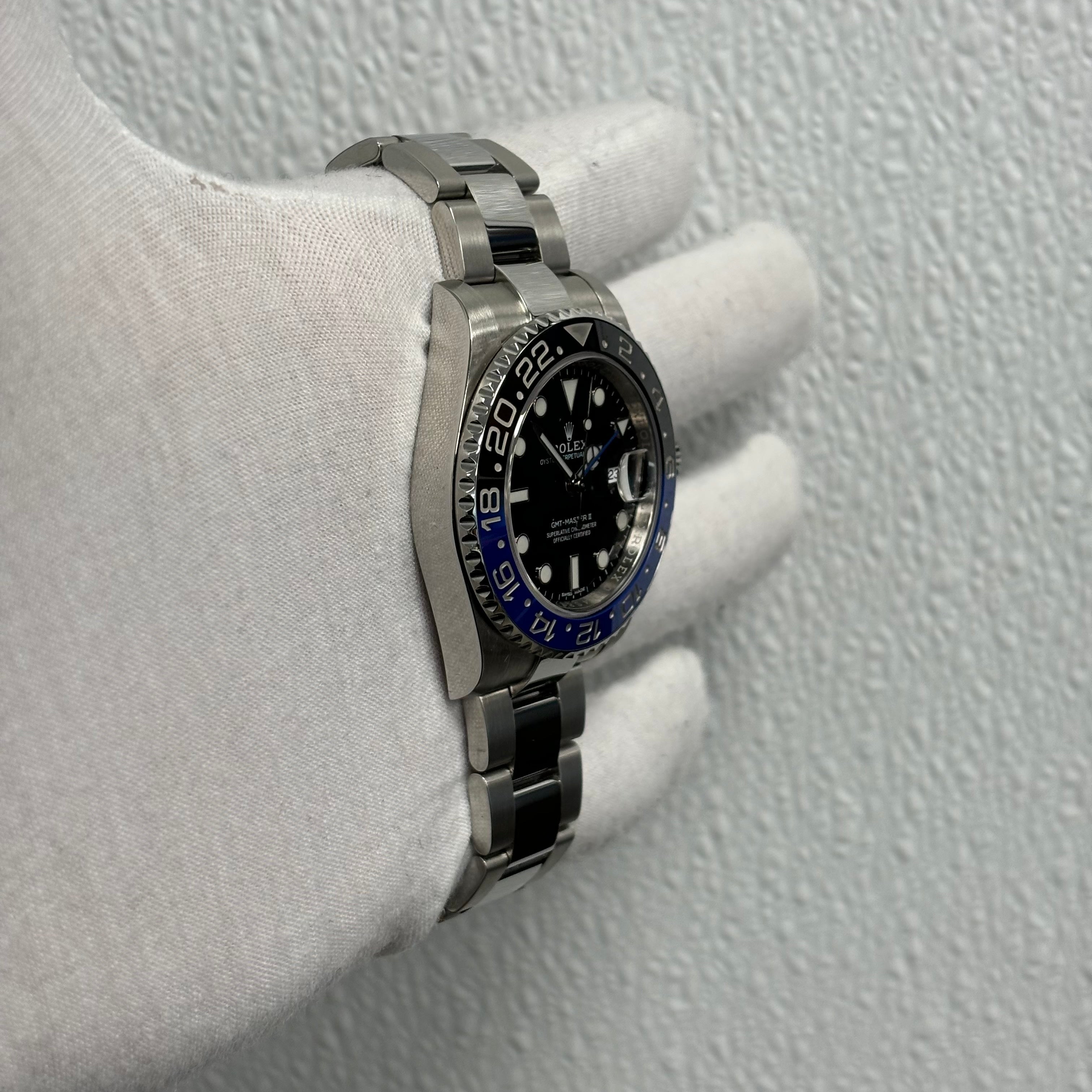 Rolex GMT-Master II 40mm Black Dial Ref# 116710BLRO - Happy Jewelers Fine Jewelry Lifetime Warranty