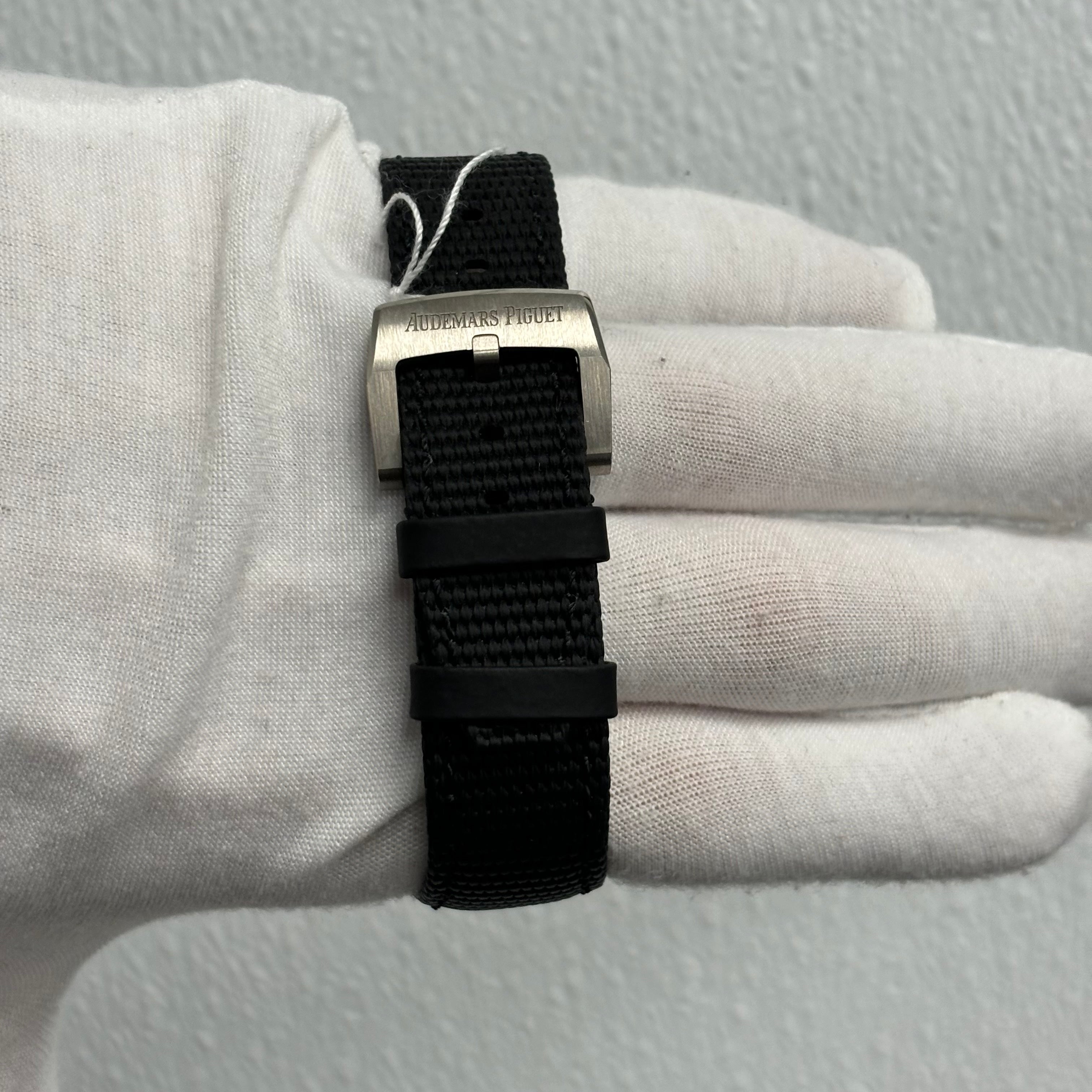 Audemars Piguet Code 11.59 41mm Black Dial Ref# 15212NB.OO.A002KB.01 - Happy Jewelers Fine Jewelry Lifetime Warranty