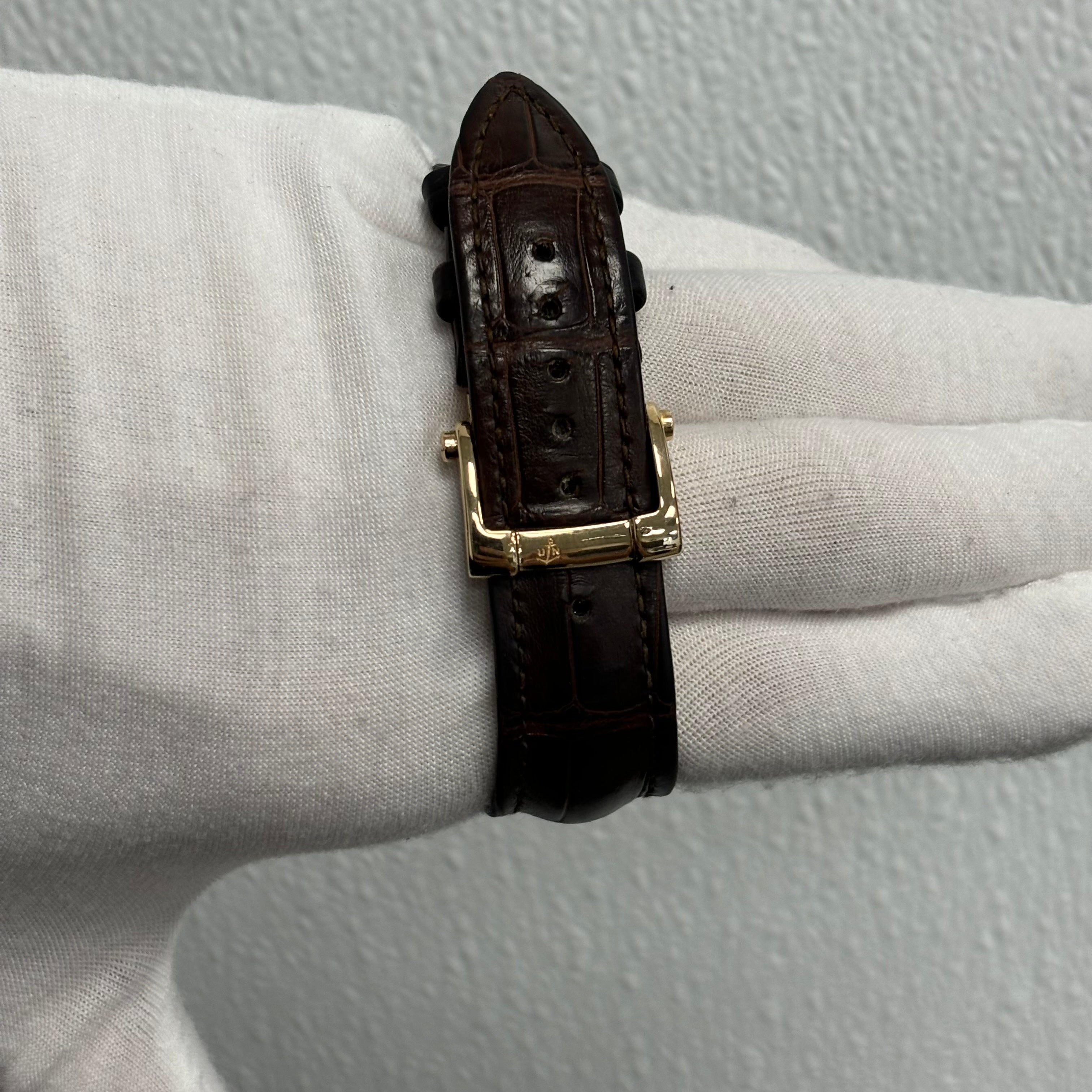 Ulysse Nardin Sonata 42mm Silver Dial Watch Ref# 676-88 - Happy Jewelers Fine Jewelry Lifetime Warranty