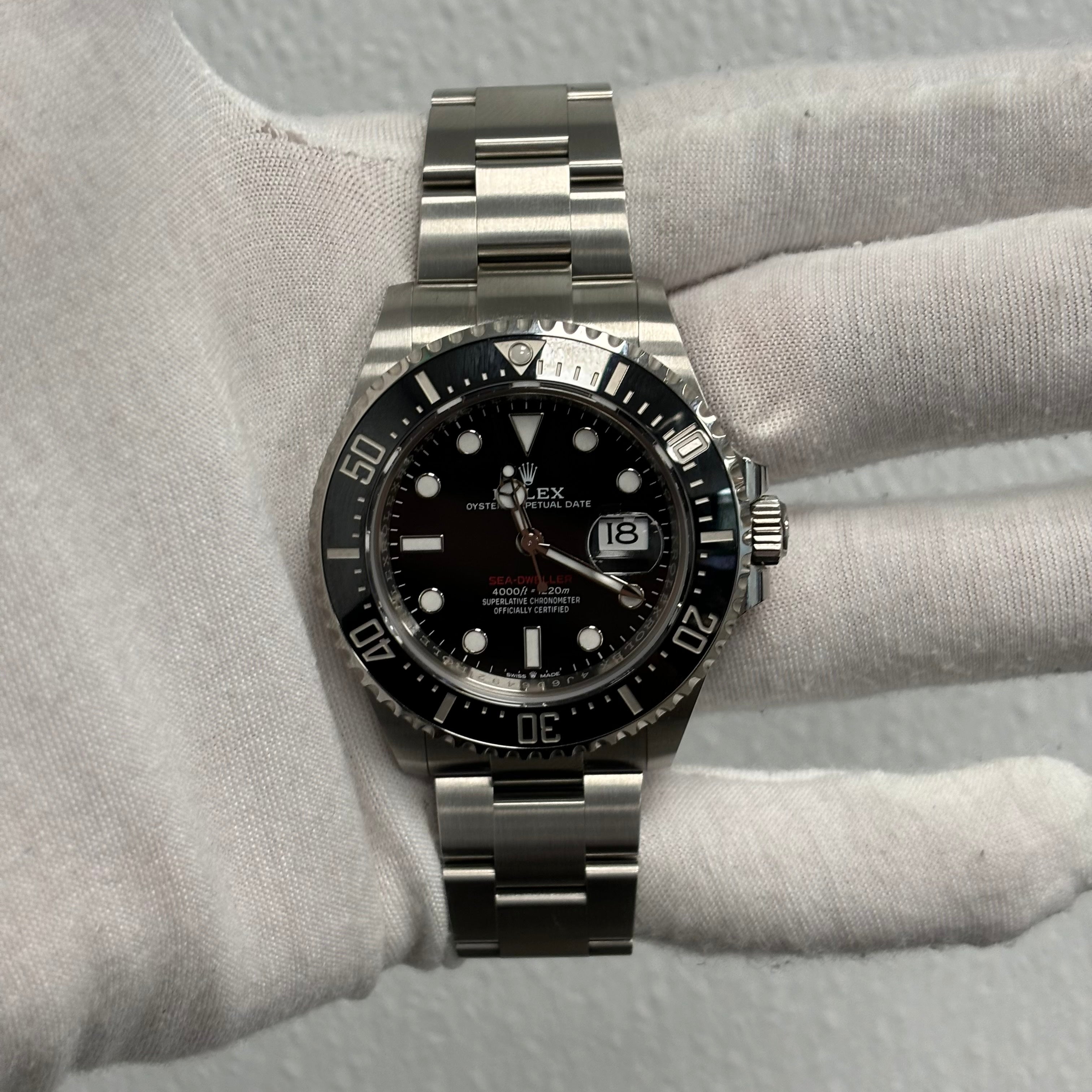 Rolex Sea-Dweller 43mm Black Dial Ref# 126600 - Happy Jewelers Fine Jewelry Lifetime Warranty