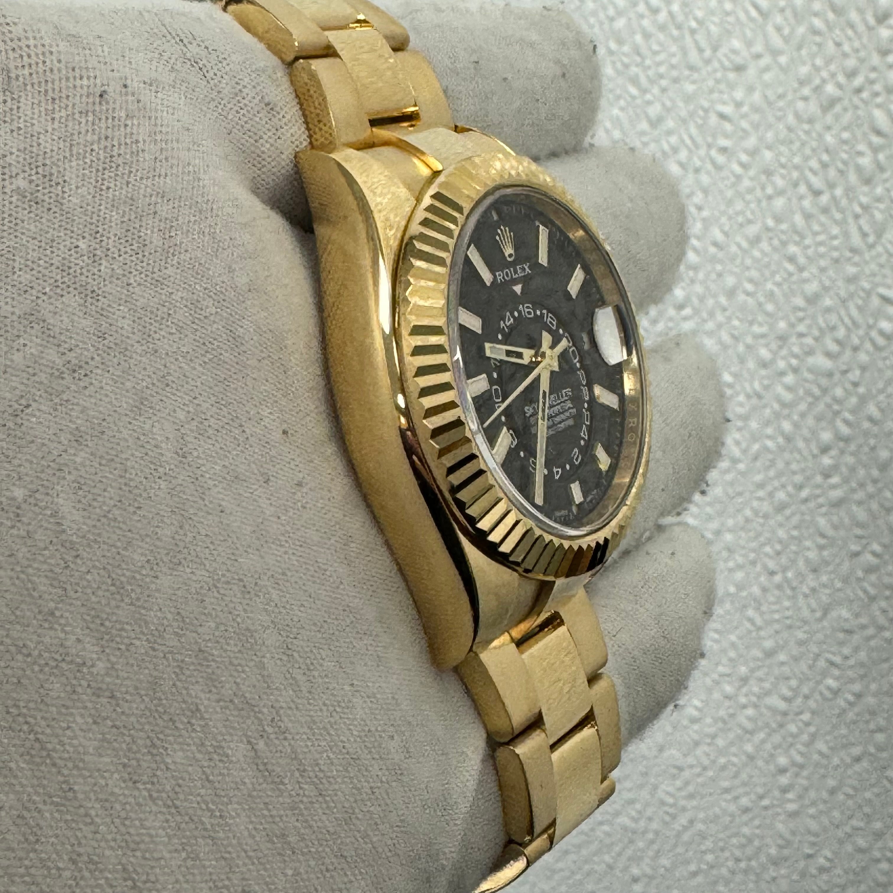 Rolex Sky-Dweller 42mm Black Dial Ref#326938 - Happy Jewelers Fine Jewelry Lifetime Warranty