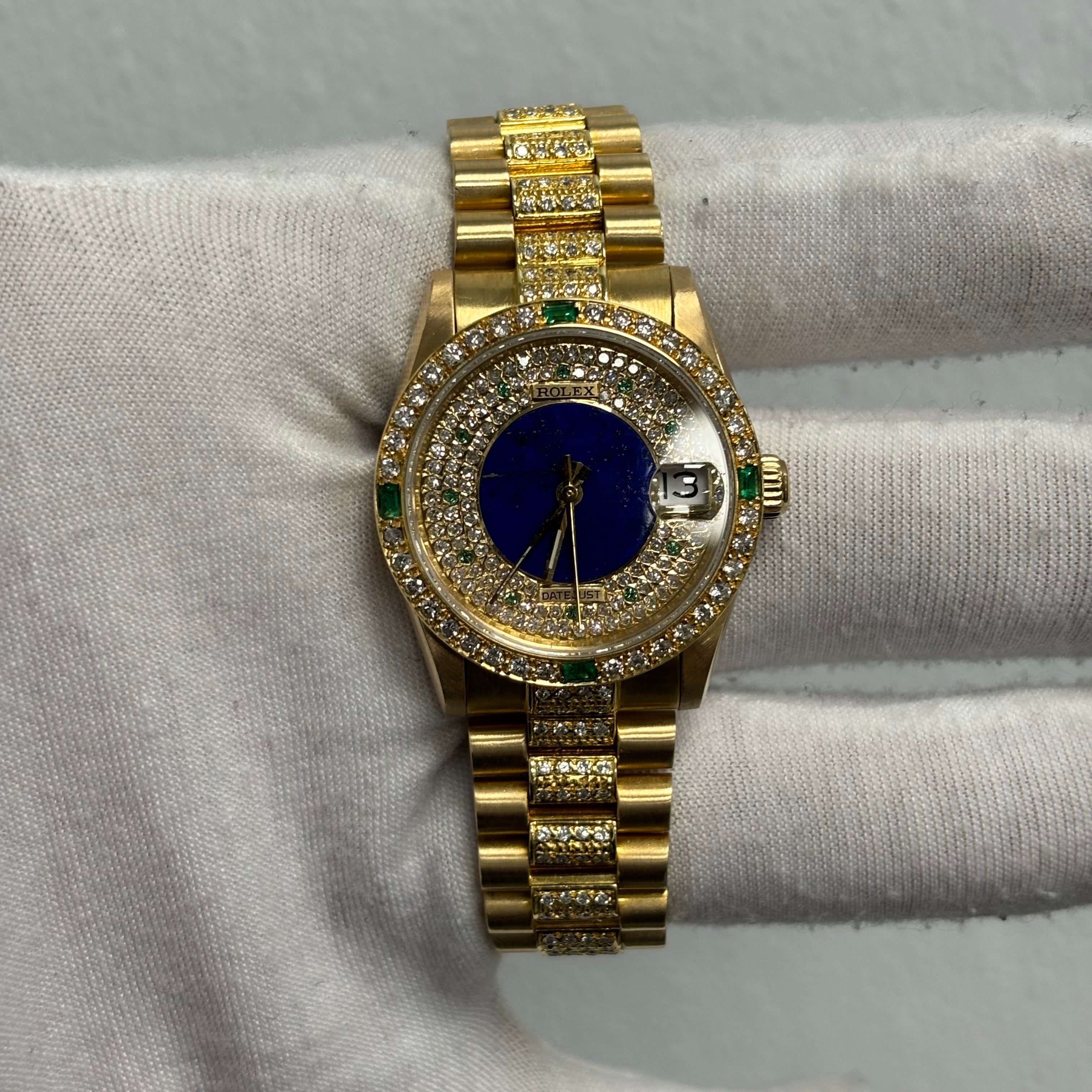 Rolex Datejust 31mm Custom Pave Dial Ref# 68278 - Happy Jewelers Fine Jewelry Lifetime Warranty