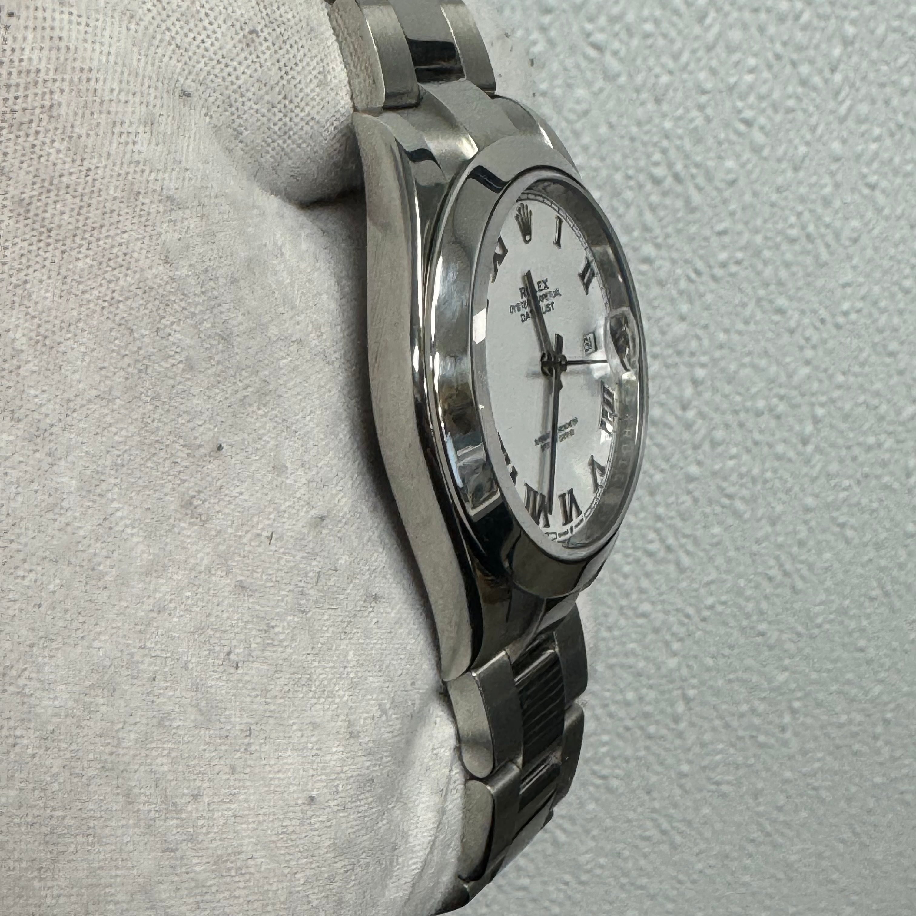 Rolex Datejust 41mm White Roman Dial Ref# 126300 - Happy Jewelers Fine Jewelry Lifetime Warranty