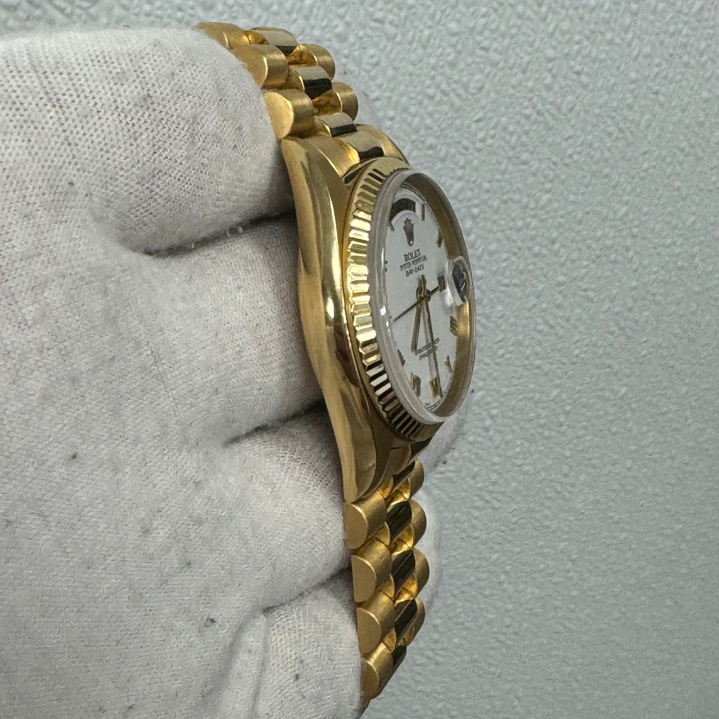 Rolex Day-Date 36mm White Dial Ref#1807 - Happy Jewelers Fine Jewelry Lifetime Warranty