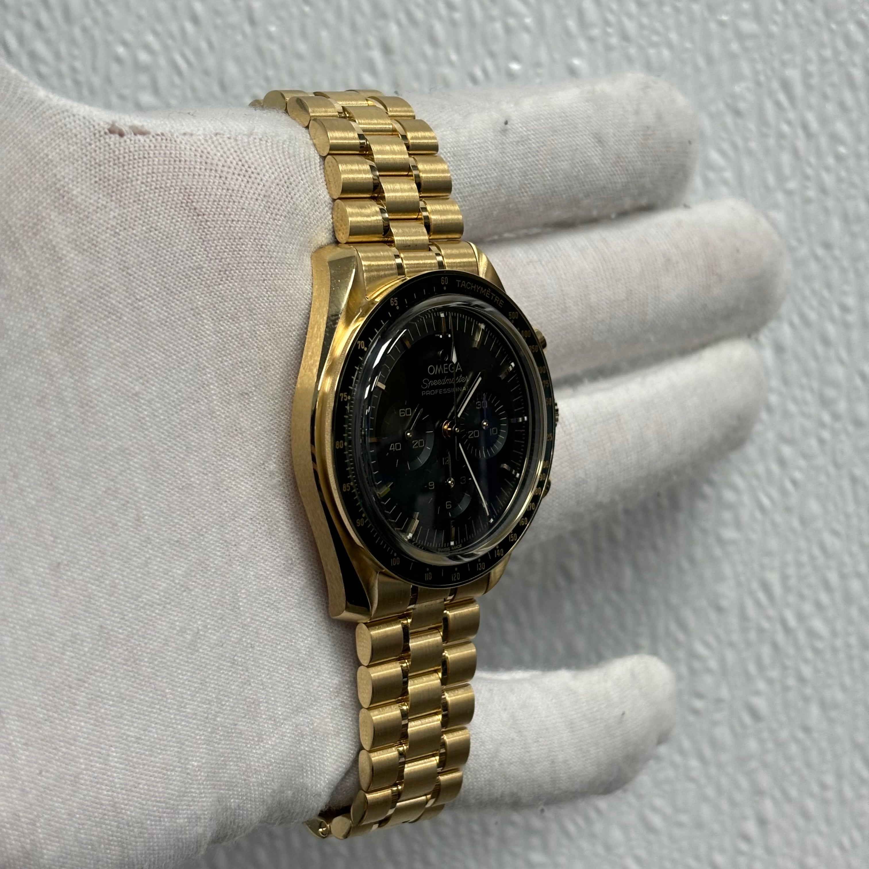 Omega Speedmaster 42mm Green Dial Watch Ref# 310.60.42.50.10.001 - Happy Jewelers Fine Jewelry Lifetime Warranty