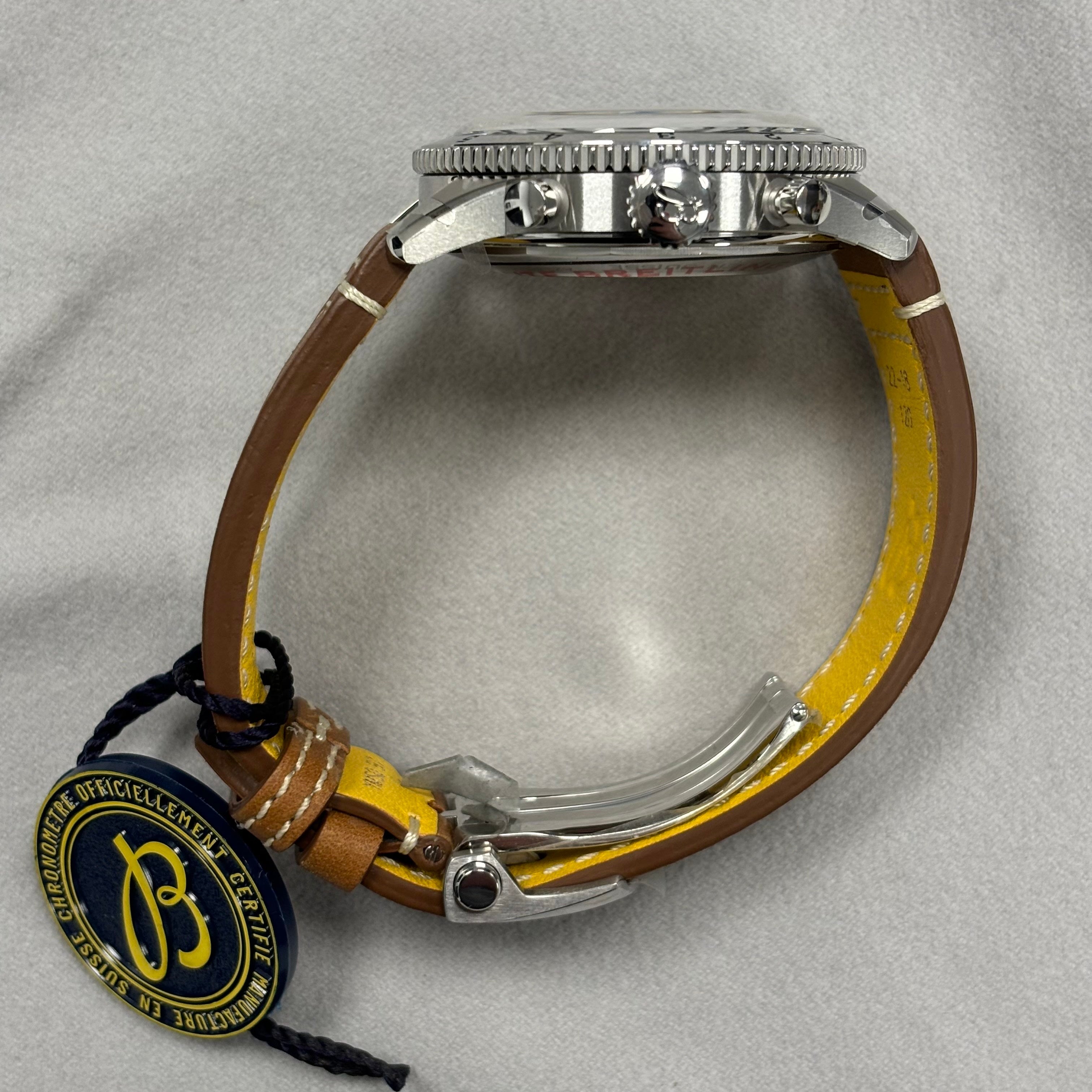 Breitling Classic 42mm Black Dial Ref# A23380 - Happy Jewelers Fine Jewelry Lifetime Warranty