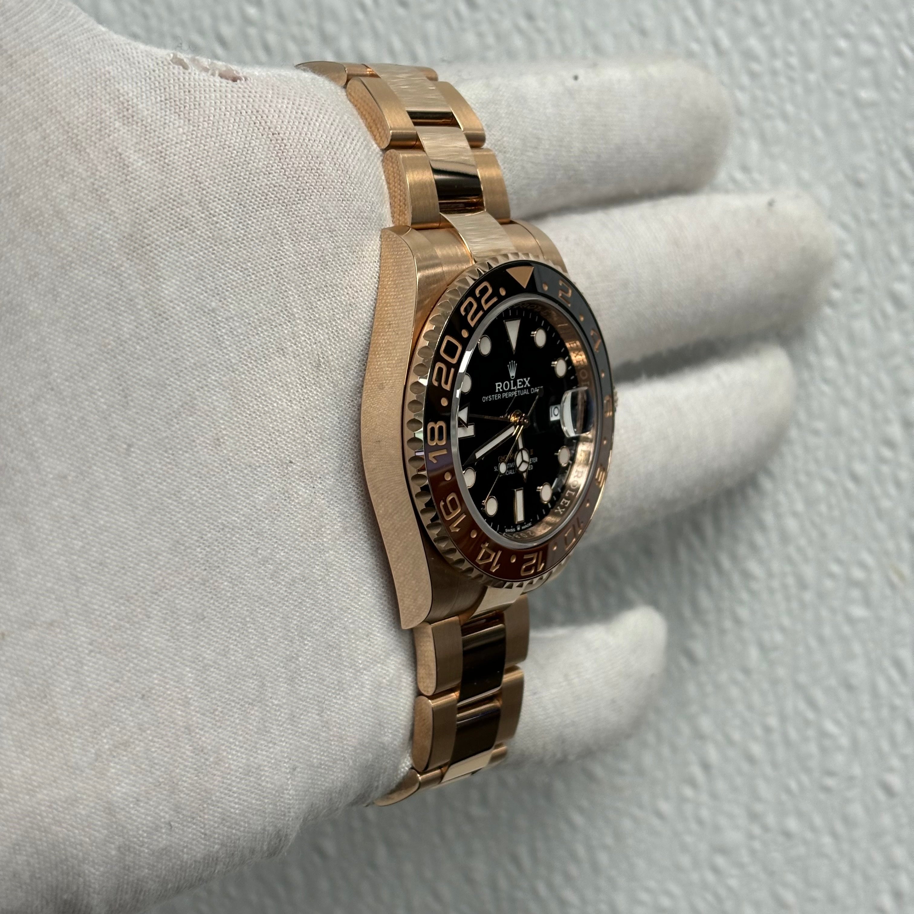 Rolex GMT-Master II 40mm Black Dial Ref# 126715CHNR - Happy Jewelers Fine Jewelry Lifetime Warranty