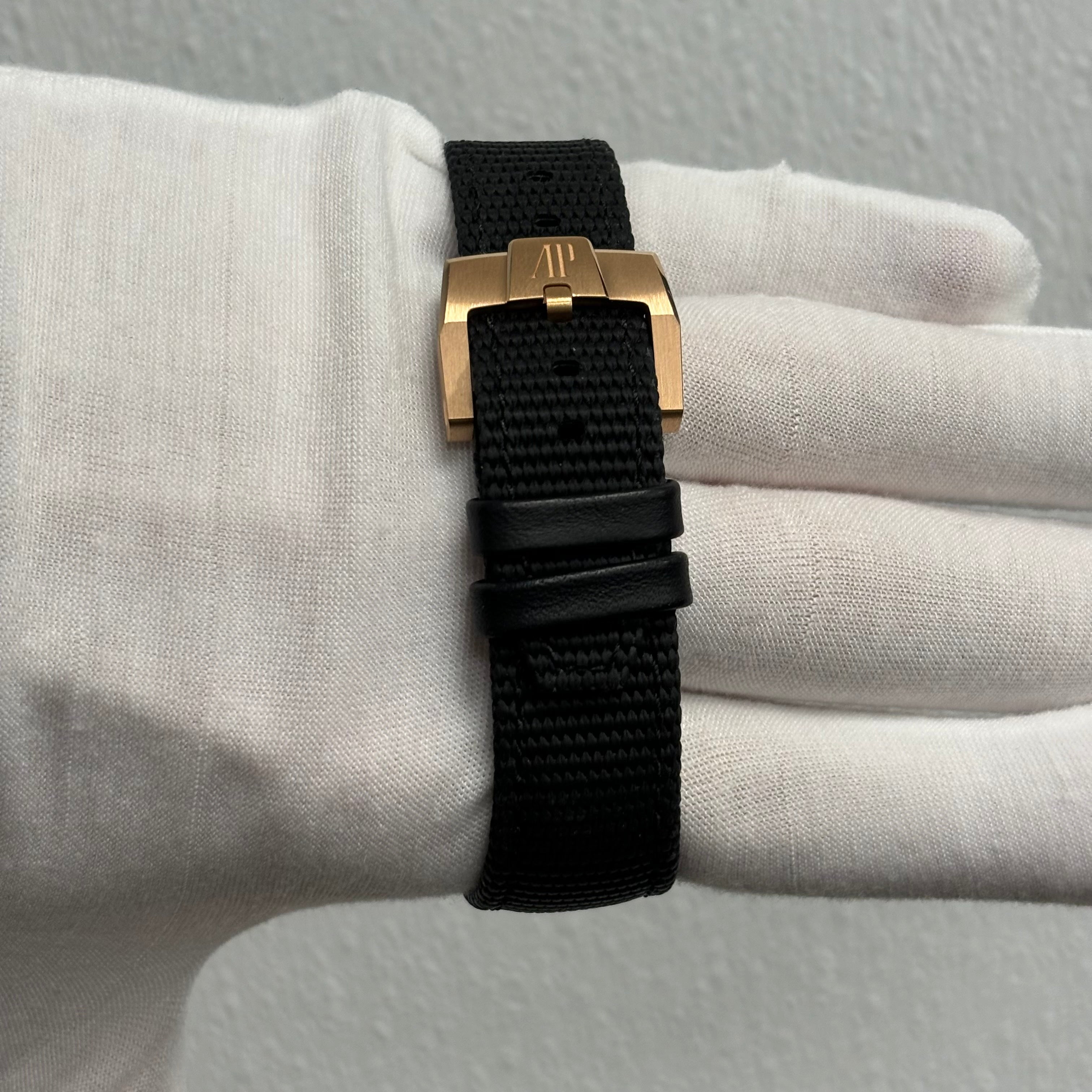 Audemars Piguet Code 11.59 40mm Black Dial Ref# 15210OR.OO.A002KB.01 - Happy Jewelers Fine Jewelry Lifetime Warranty