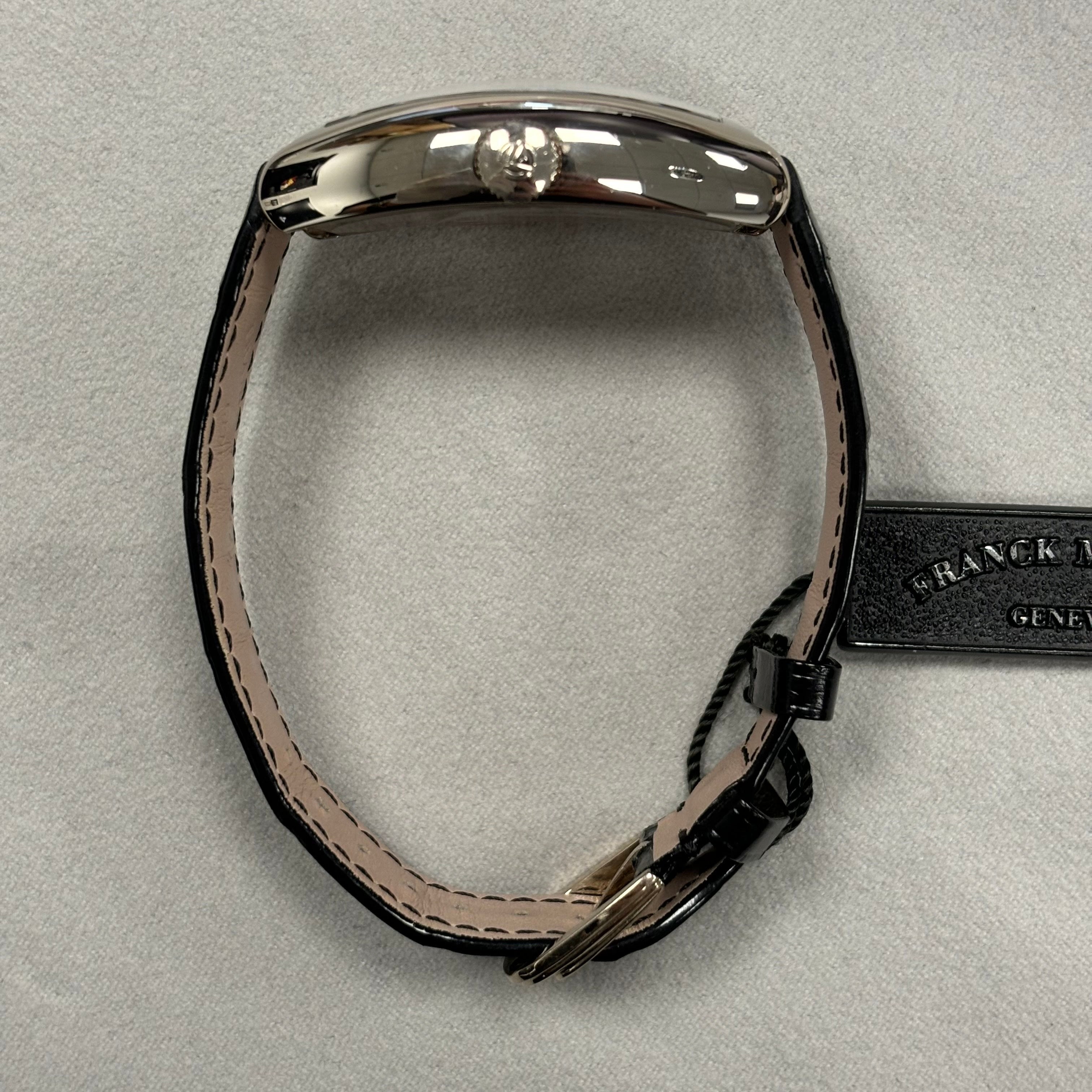 Franck Muller Double Mistery 34mm White Dial Ref# 6850 DM - Happy Jewelers Fine Jewelry Lifetime Warranty