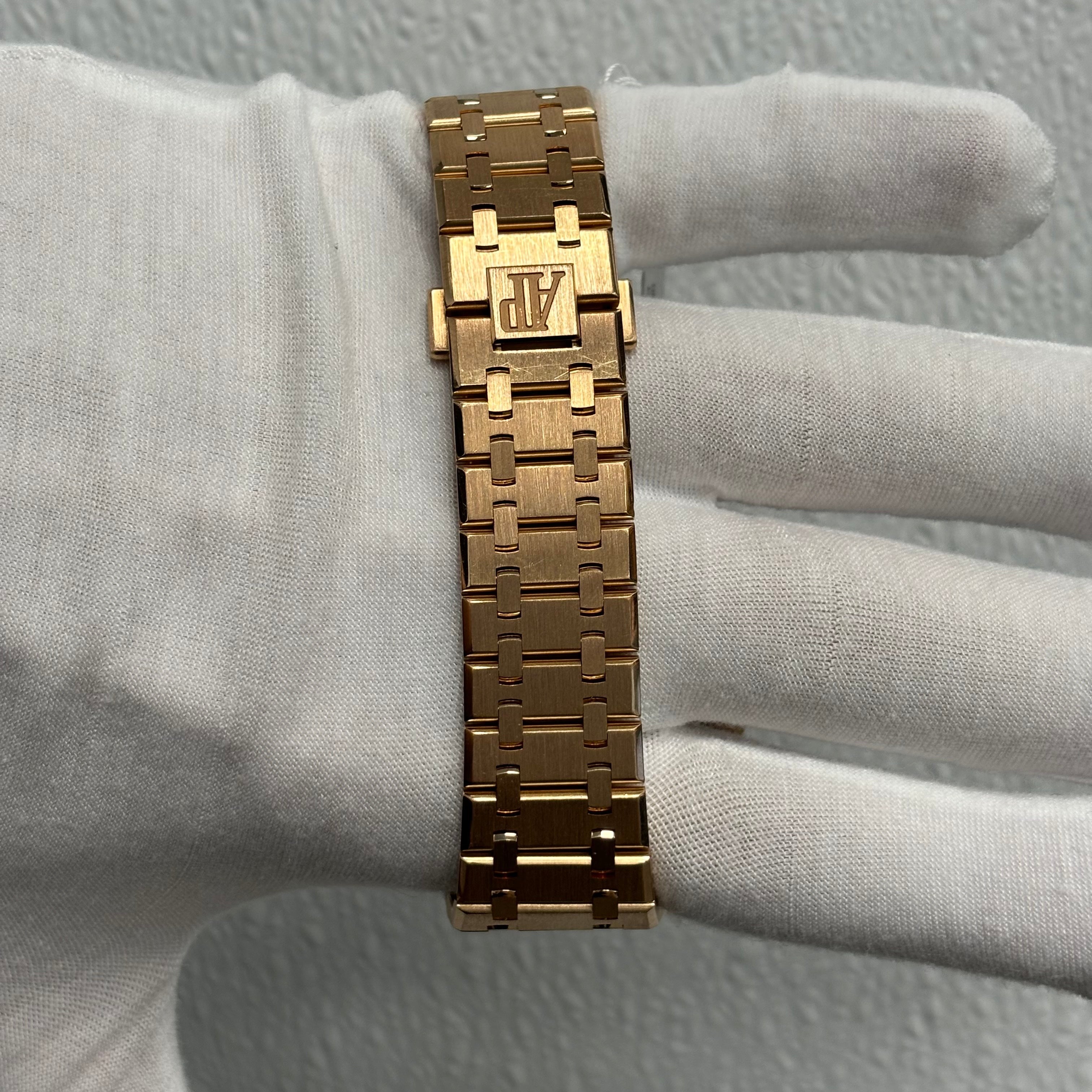 Audemars Piguet Royal Oak 41mm Blue Dial Ref# 26331OR - Happy Jewelers Fine Jewelry Lifetime Warranty