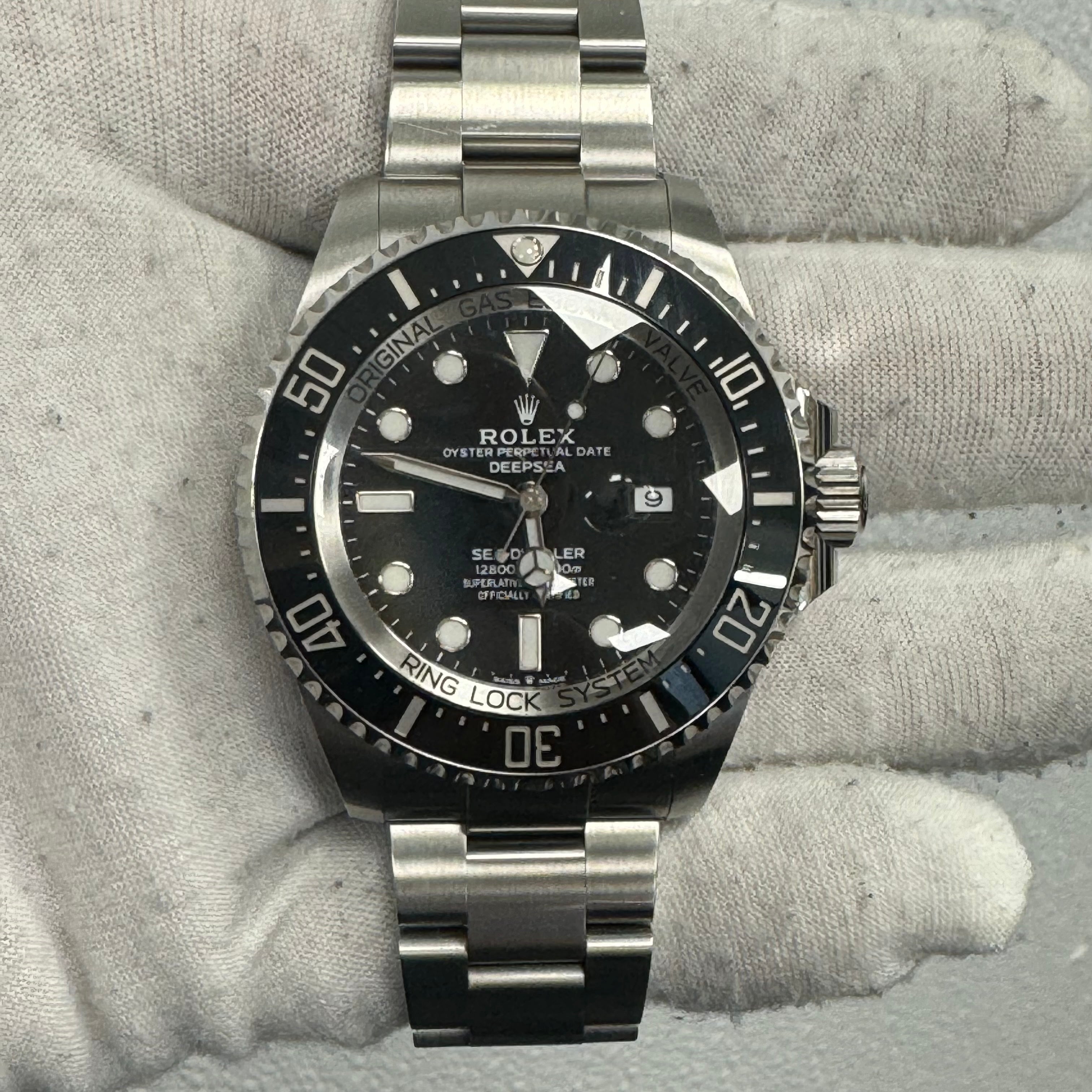 Rolex Sea-Dweller Deepsea 44mm Black Dial Watch Ref#126660 - Happy Jewelers Fine Jewelry Lifetime Warranty