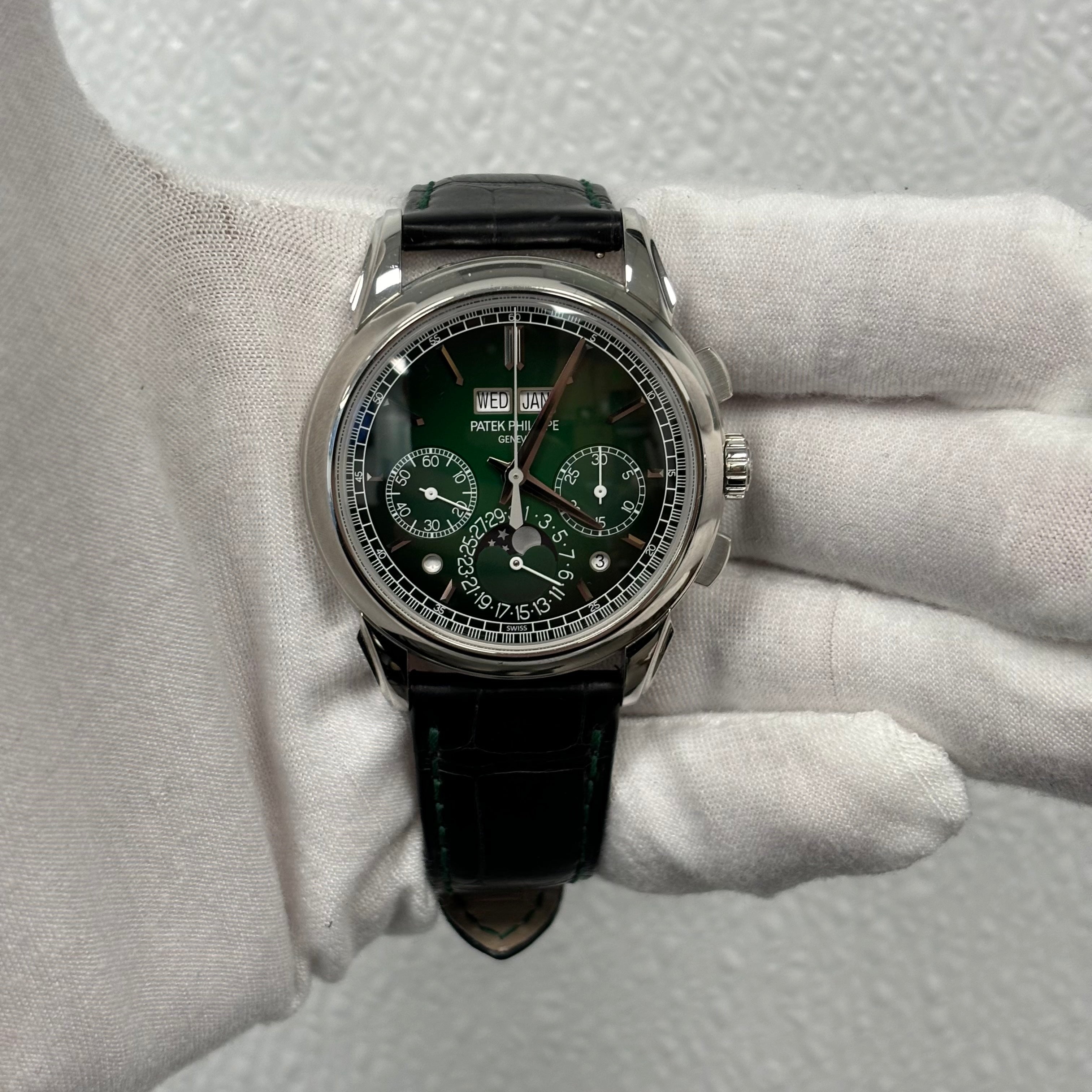 Patek Philippe Grand Complications 41mm Green Dial Ref# 5270P-014 - Happy Jewelers Fine Jewelry Lifetime Warranty
