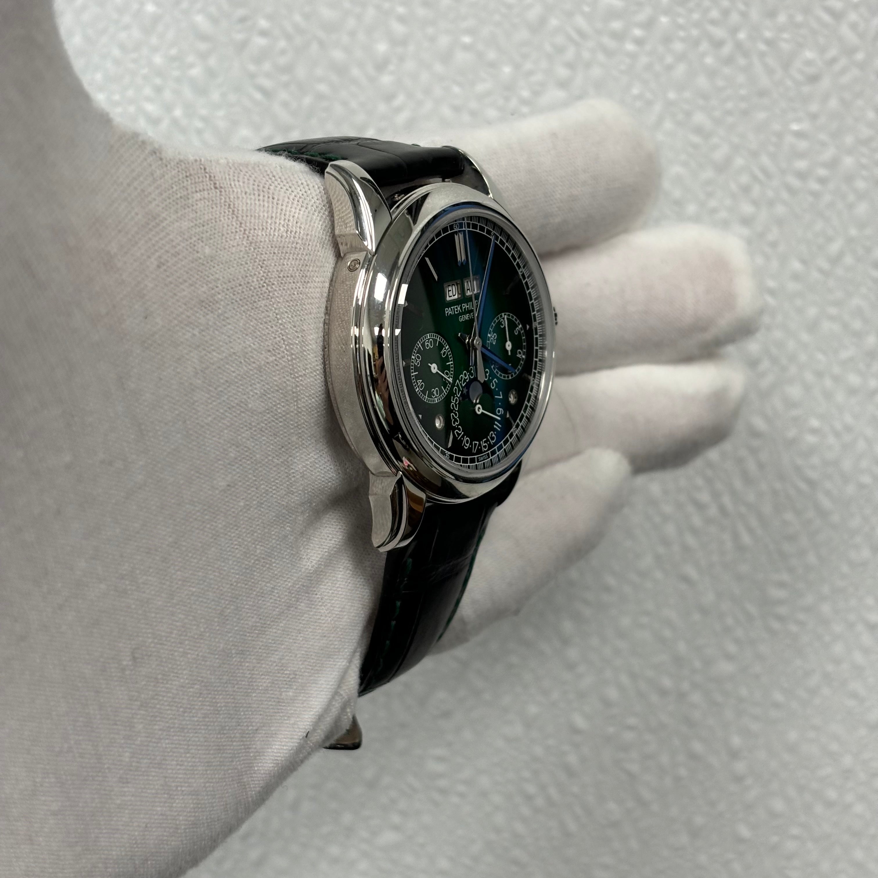 Patek Philippe Grand Complications 41mm Green Dial Ref# 5270P-014 - Happy Jewelers Fine Jewelry Lifetime Warranty