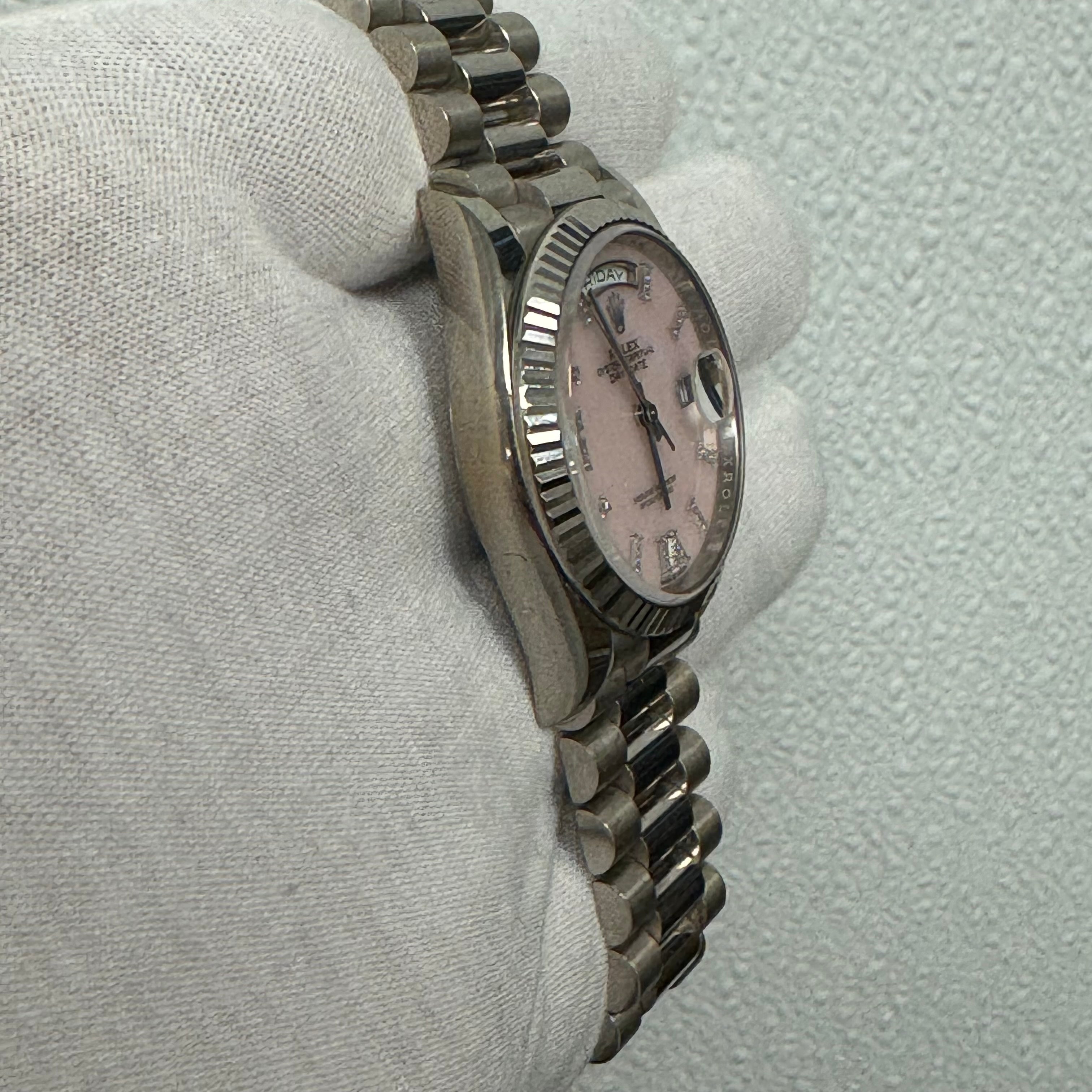 Rolex Day Date 36mm Factory Pink Dial Watch Ref# 128239 - Happy Jewelers Fine Jewelry Lifetime Warranty