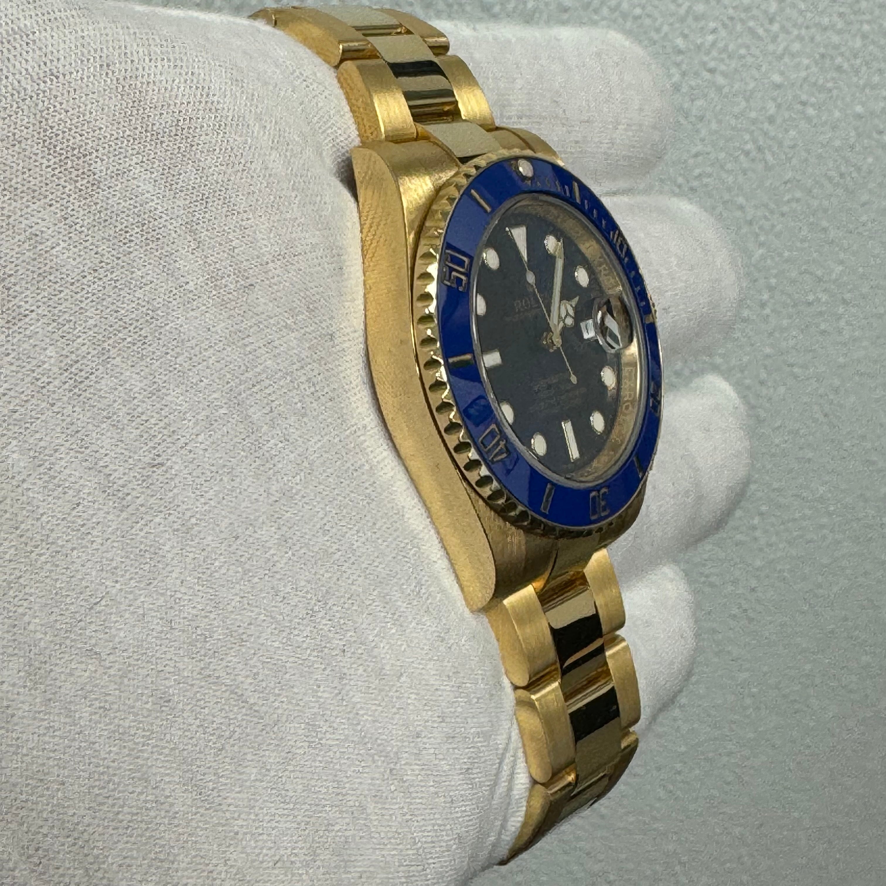 Rolex Submariner 40mm Blue Dial Watch Ref# 116618LN - Happy Jewelers Fine Jewelry Lifetime Warranty