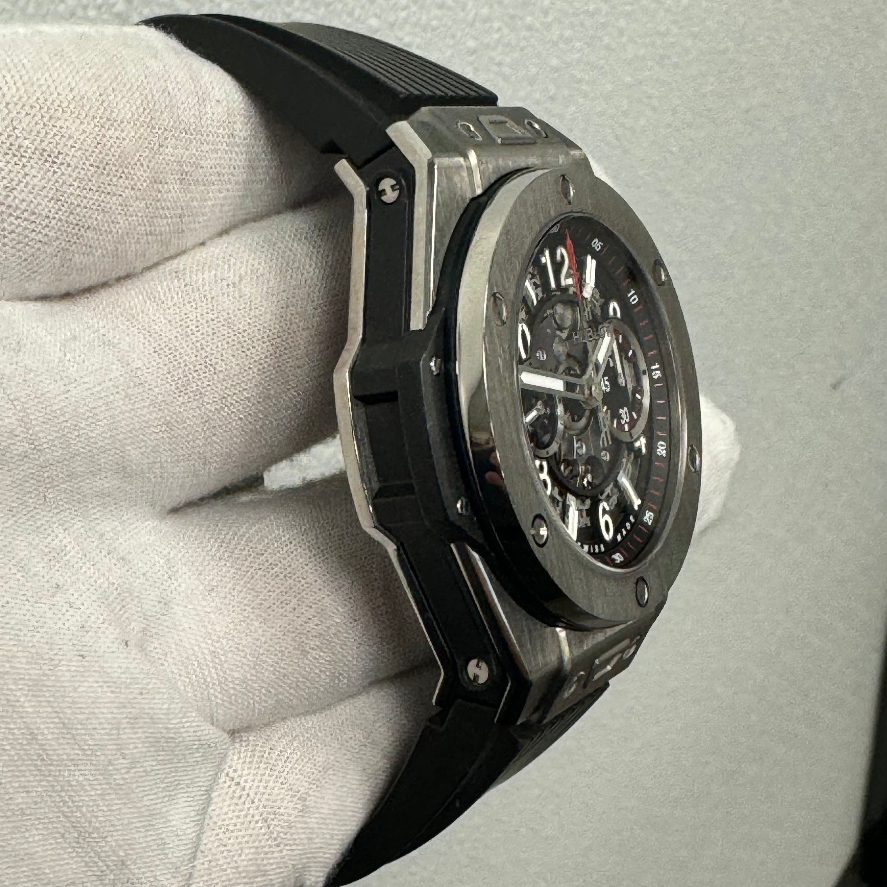 Hublot Big Bang 45mm Skeletal Dial Watch Ref# 411.NX.1170.RX - Happy Jewelers Fine Jewelry Lifetime Warranty