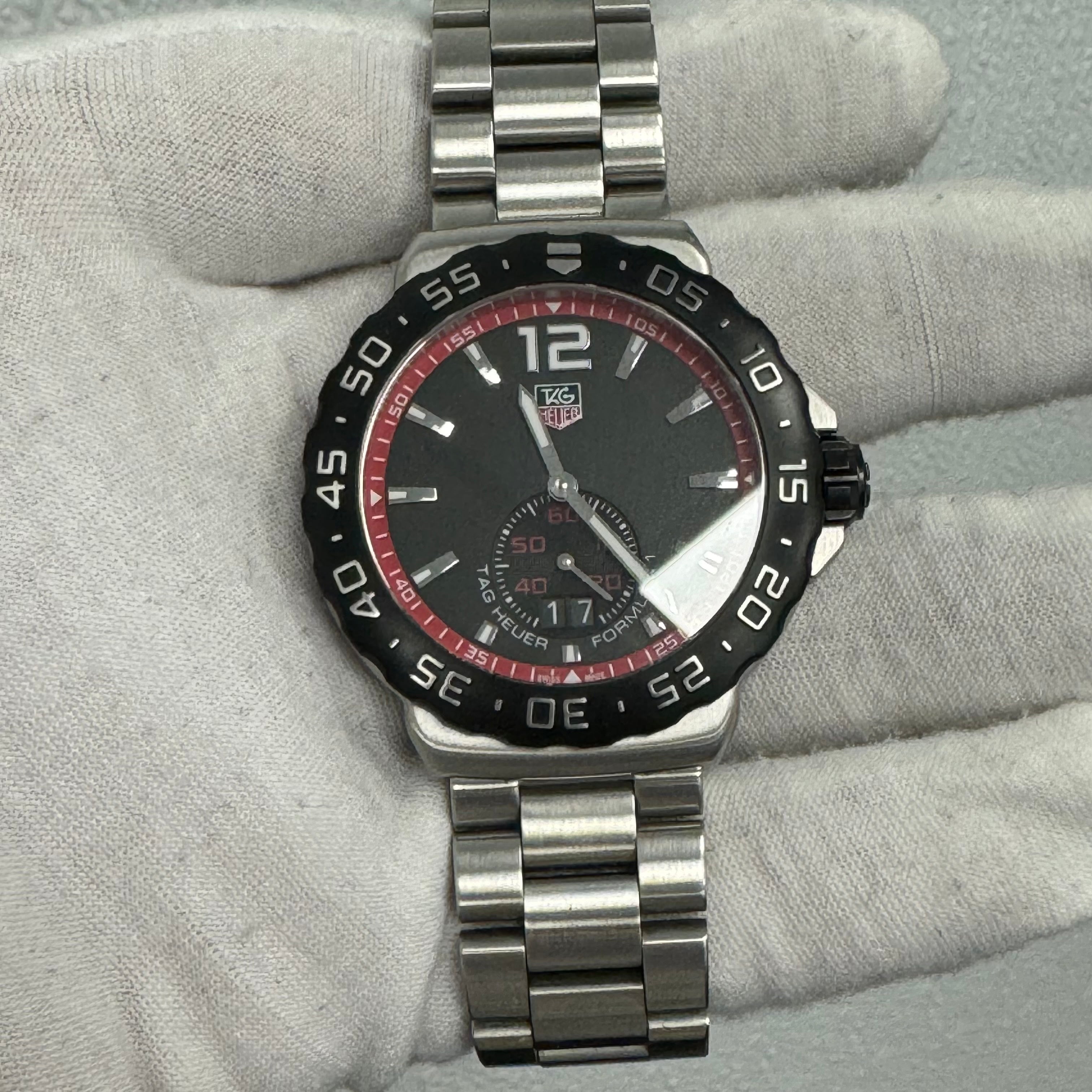 Tag Heuer Formula 1 42mm Black Dial Watch Ref# WAU1114.BA0858 - Happy Jewelers Fine Jewelry Lifetime Warranty