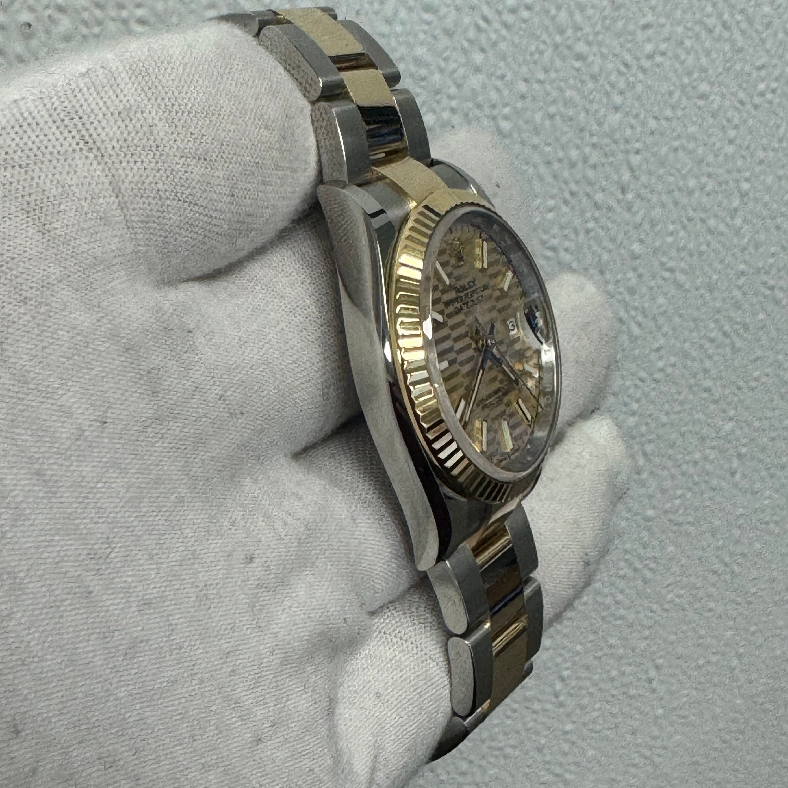 Rolex Datejust 36mm Champagne Motif Dial Watch Ref# 126233 - Happy Jewelers Fine Jewelry Lifetime Warranty