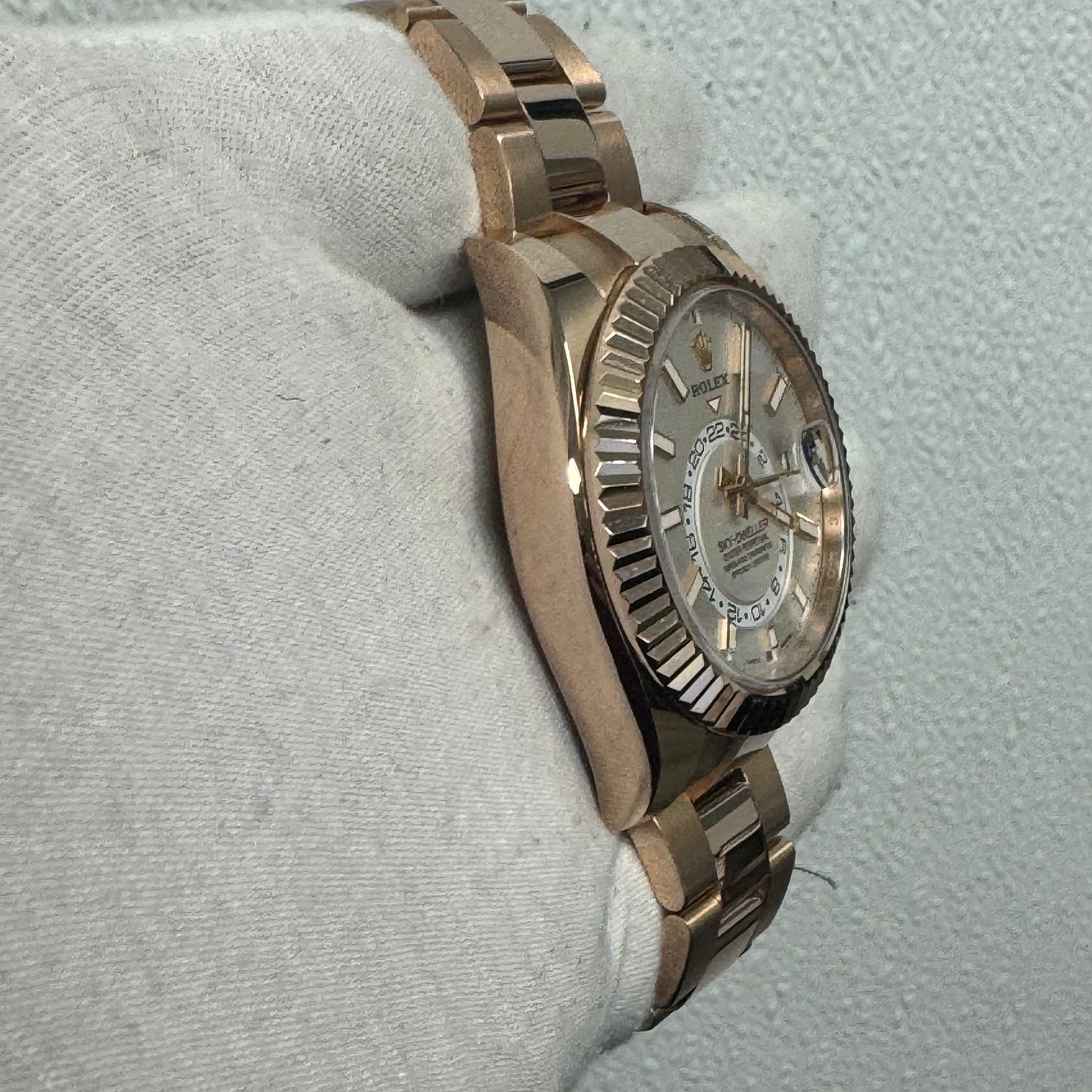 Rolex Sky Dweller 42mm White Dial Watch Ref# 326935 - Happy Jewelers Fine Jewelry Lifetime Warranty