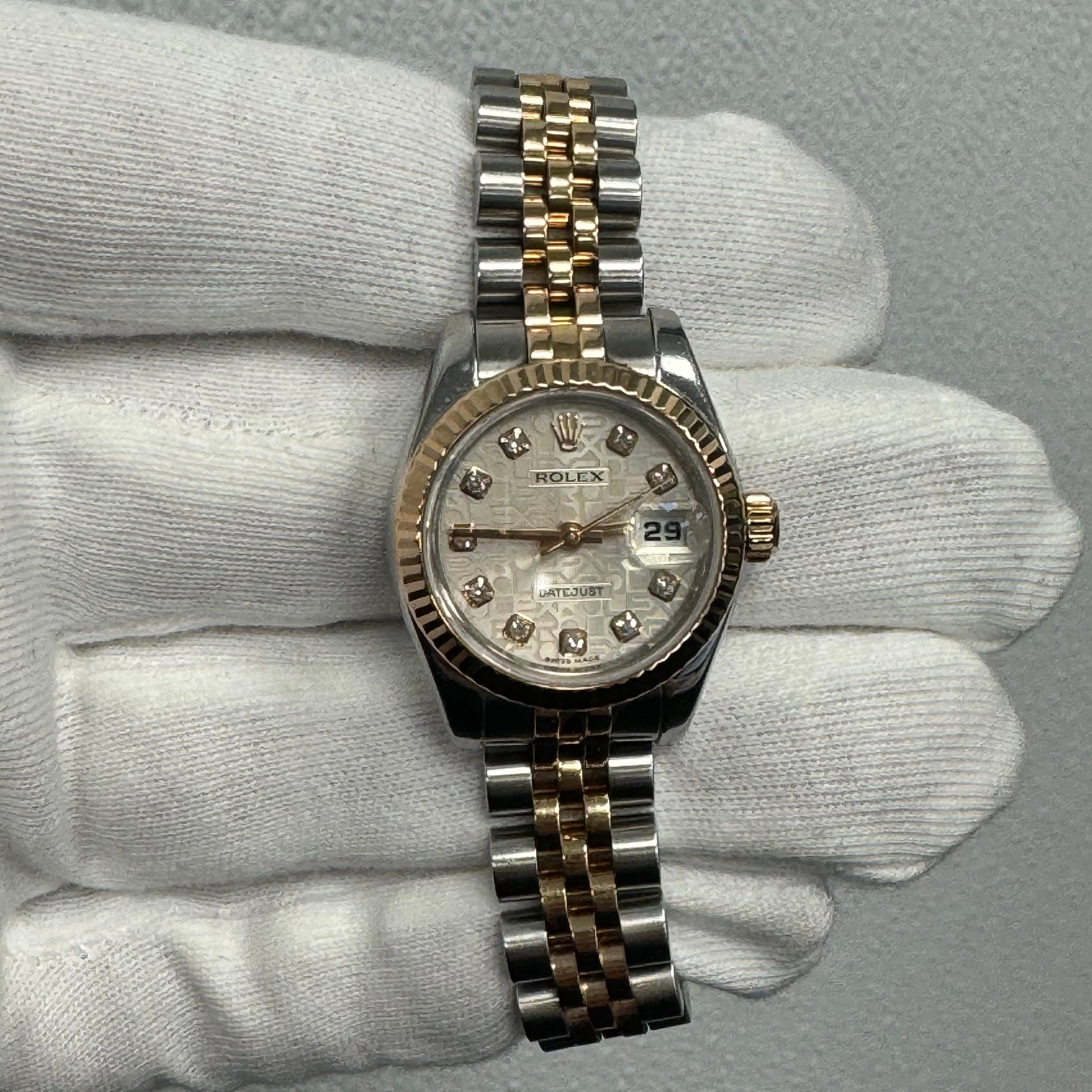 Rolex Datejust 26mm Ivory Dial Watch Ref# 179171 - Happy Jewelers Fine Jewelry Lifetime Warranty