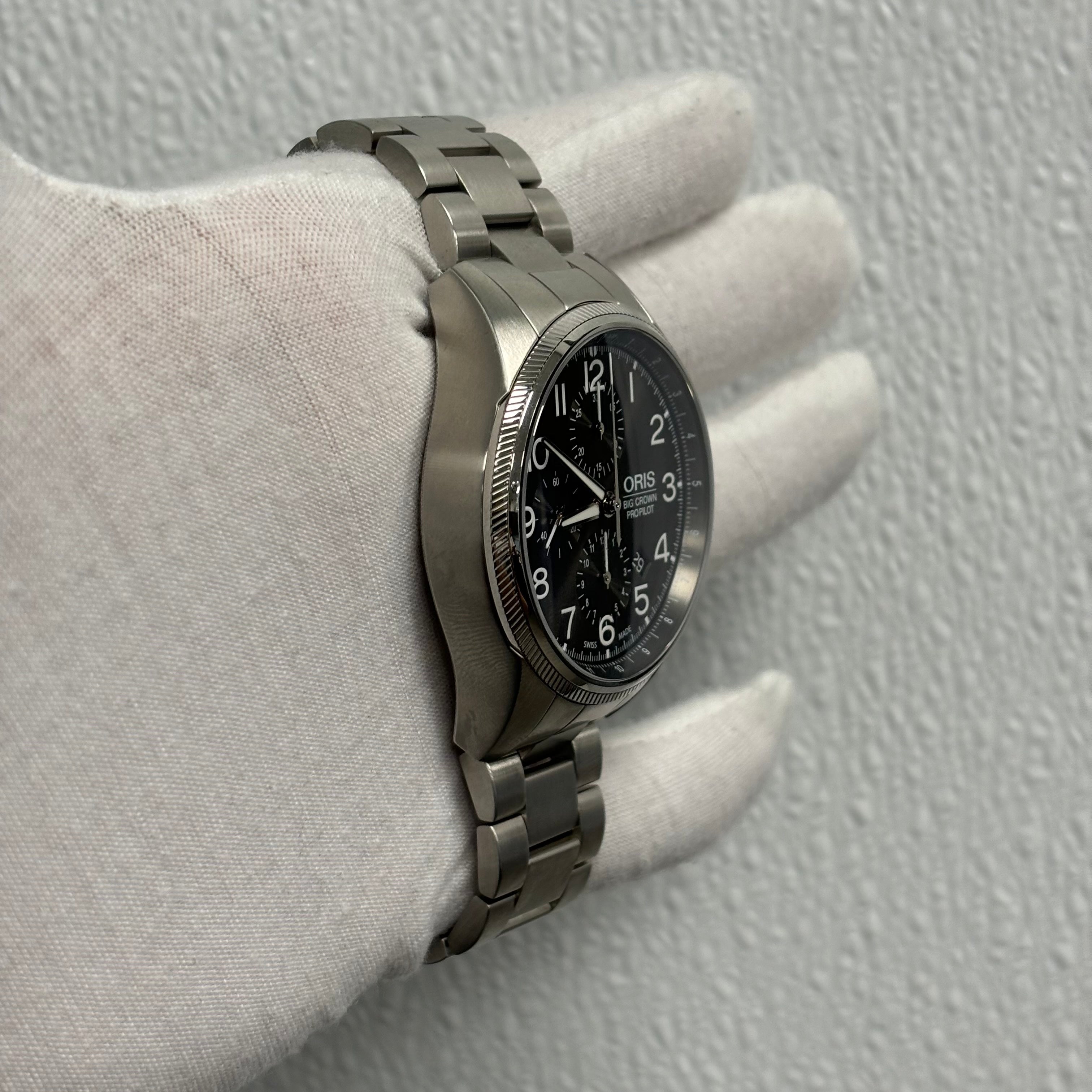 Oris Big Crown 43mm Grey Dial Watch Ref# 01 774 7699 4063 - Happy Jewelers Fine Jewelry Lifetime Warranty