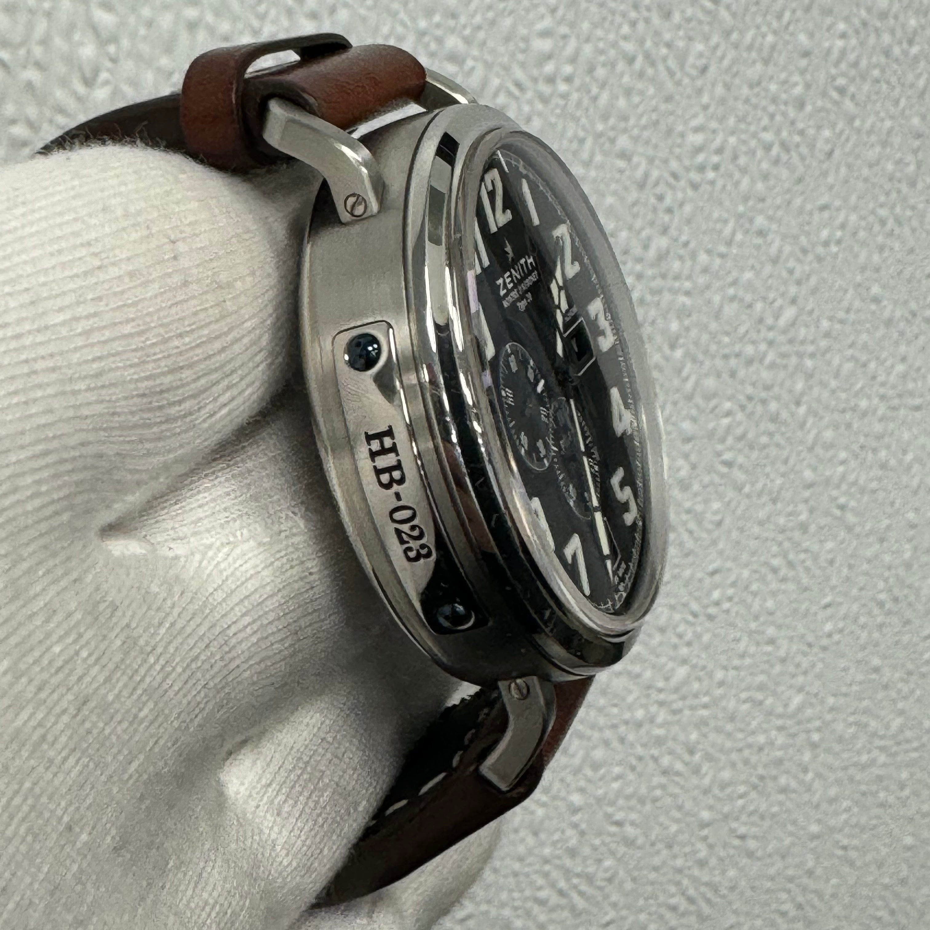 Zenith Pilot Type 48mm Black Dial Watch Ref# 03.2430.4054 - Happy Jewelers Fine Jewelry Lifetime Warranty