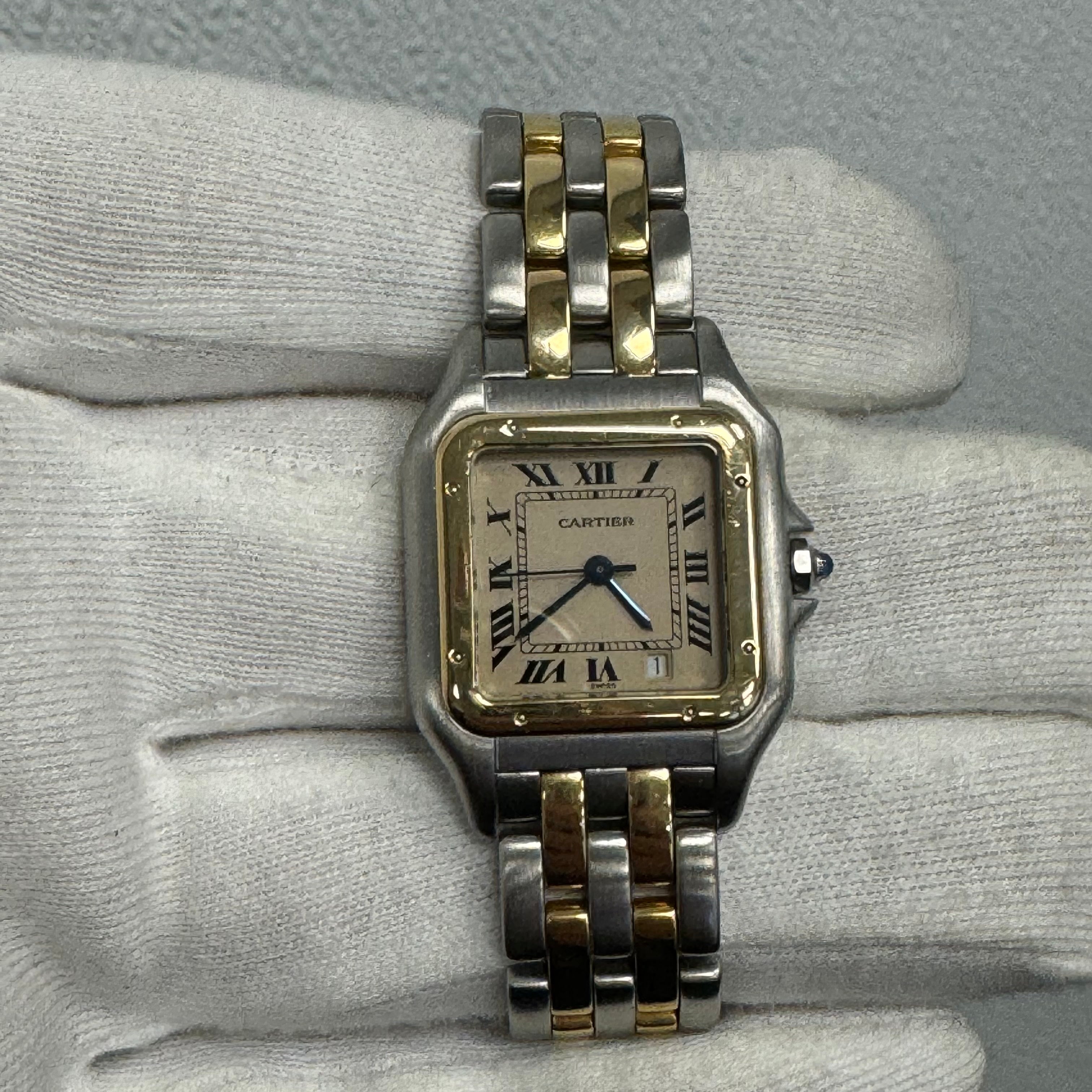 Cartier Panthere 27mm Ivory Dial Watch Ref# 183957 - Happy Jewelers Fine Jewelry Lifetime Warranty