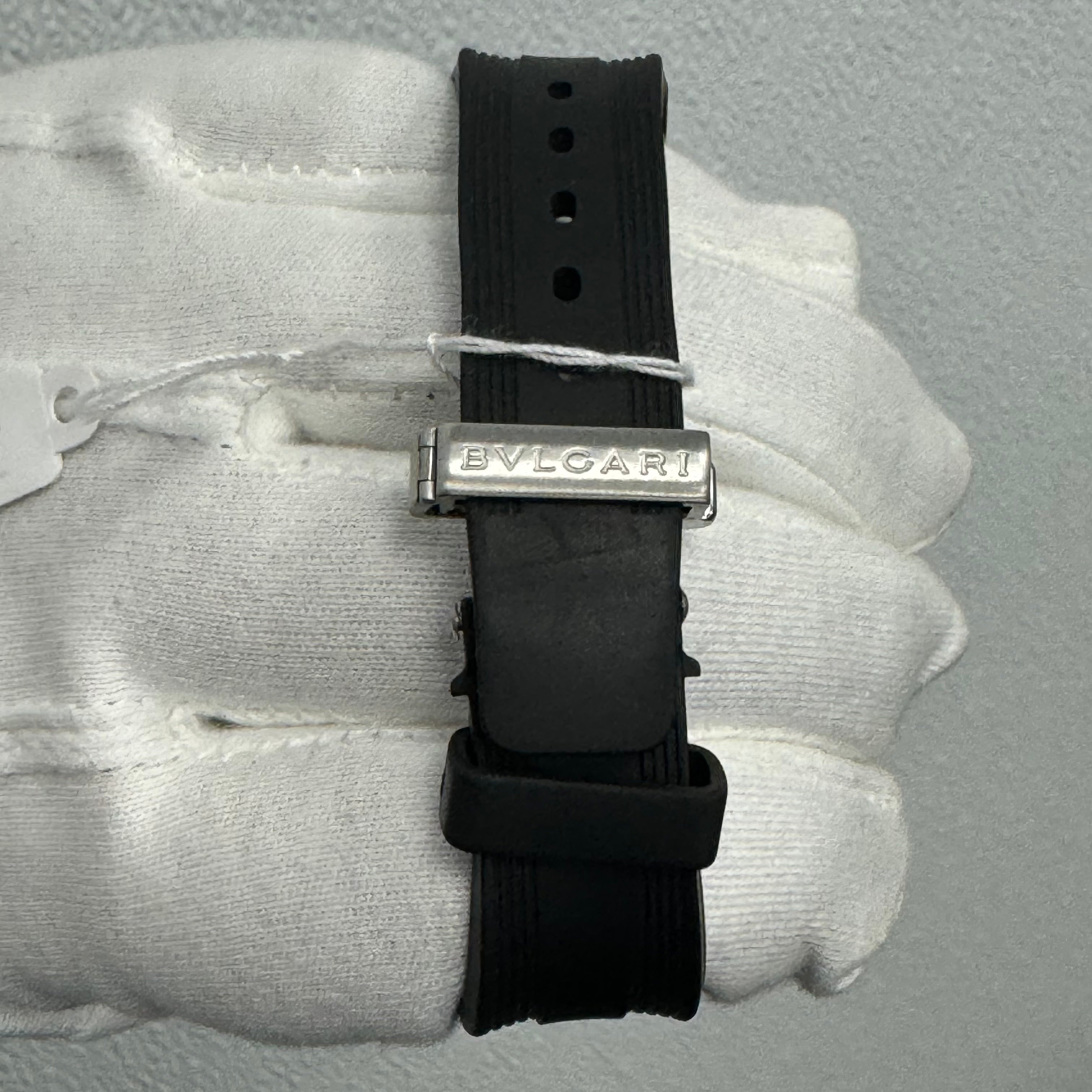 Bvlgari Scuba 38mm Black Dial Watch Ref# SD38S - Happy Jewelers Fine Jewelry Lifetime Warranty