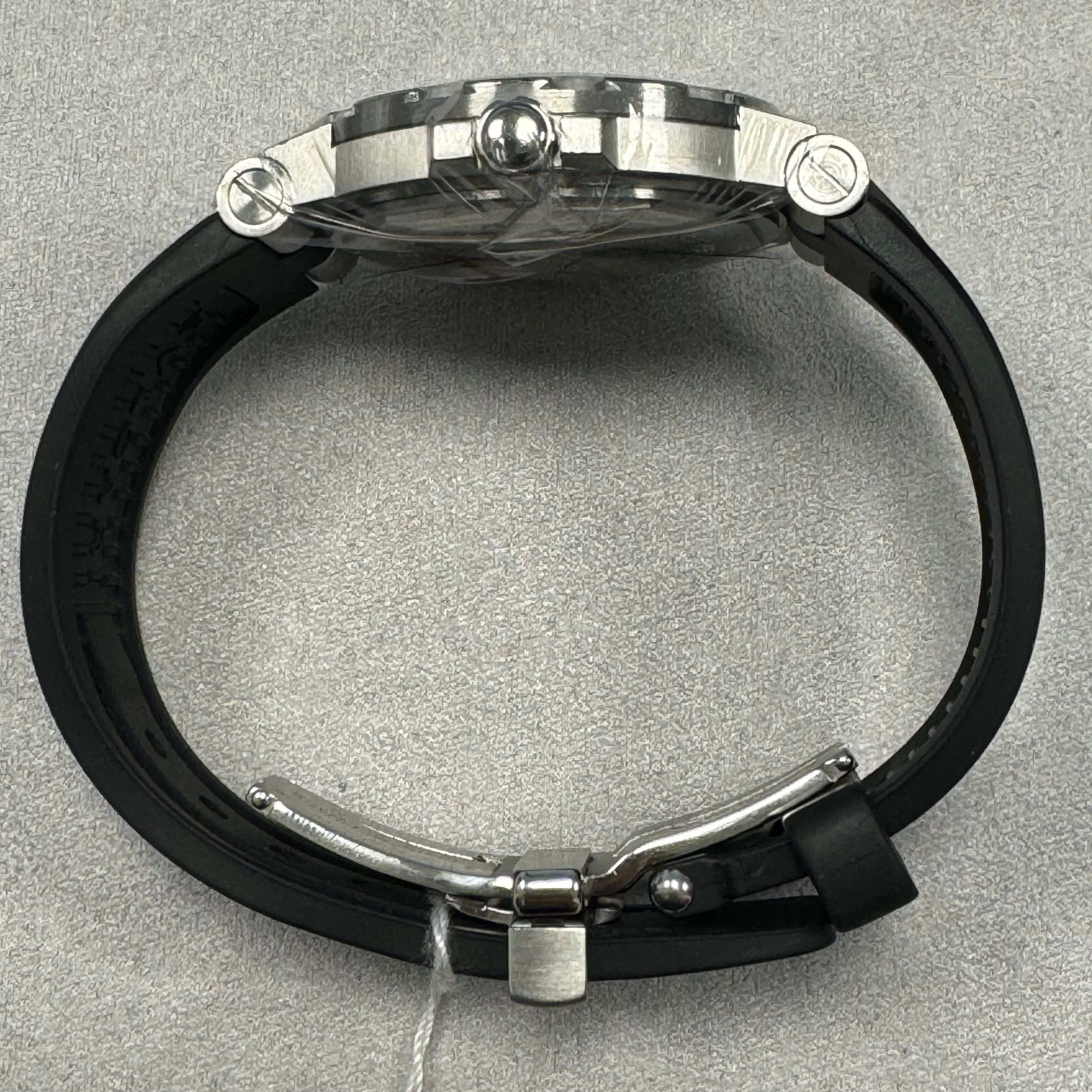 Bvlgari Scuba 38mm Black Dial Watch Ref# SD38S - Happy Jewelers Fine Jewelry Lifetime Warranty