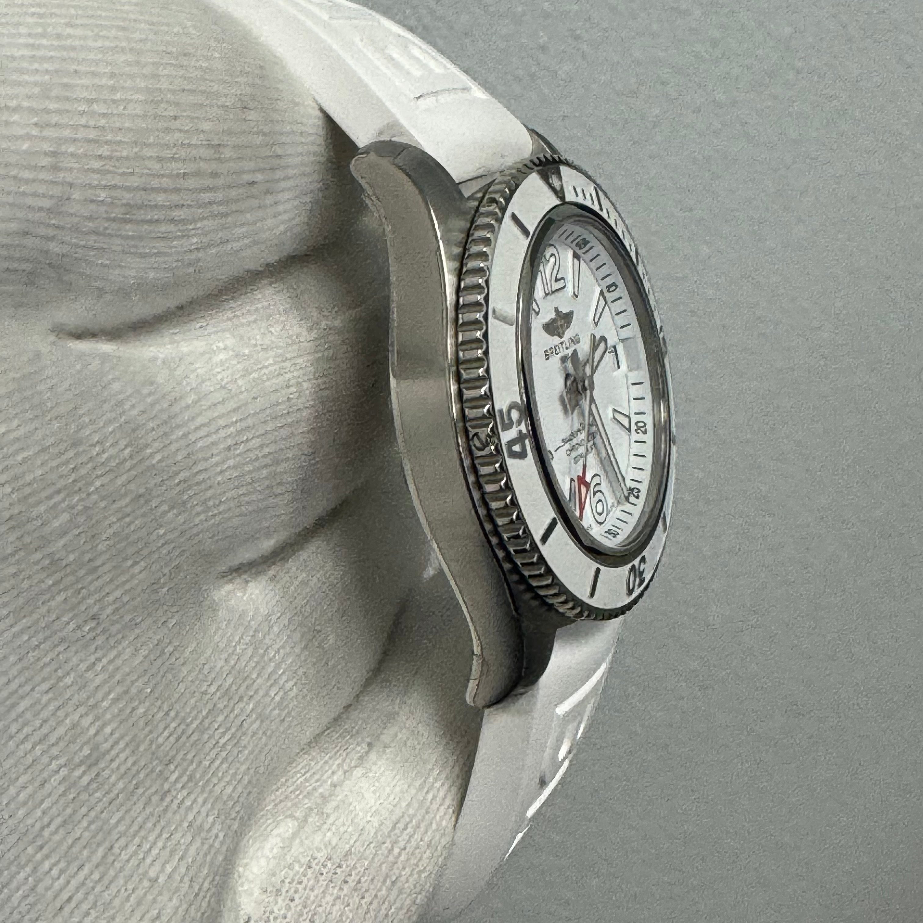 Breitling Lady Superocean 36mm White Dial Watch Ref# A17316 - Happy Jewelers Fine Jewelry Lifetime Warranty