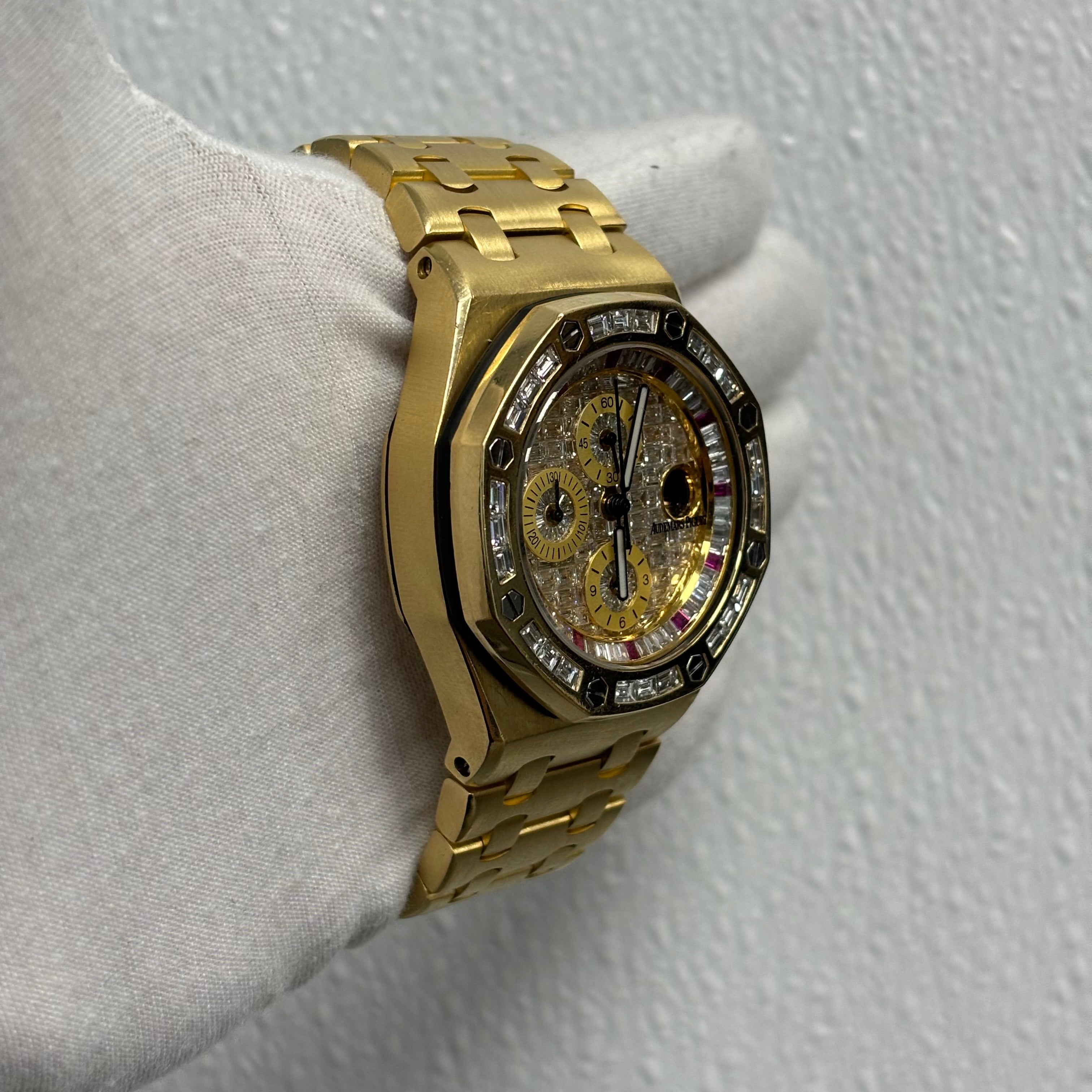 Audemars Piguet Royal Oak 42mm Diamond Dial Watch Ref# 26470BA - Happy Jewelers Fine Jewelry Lifetime Warranty