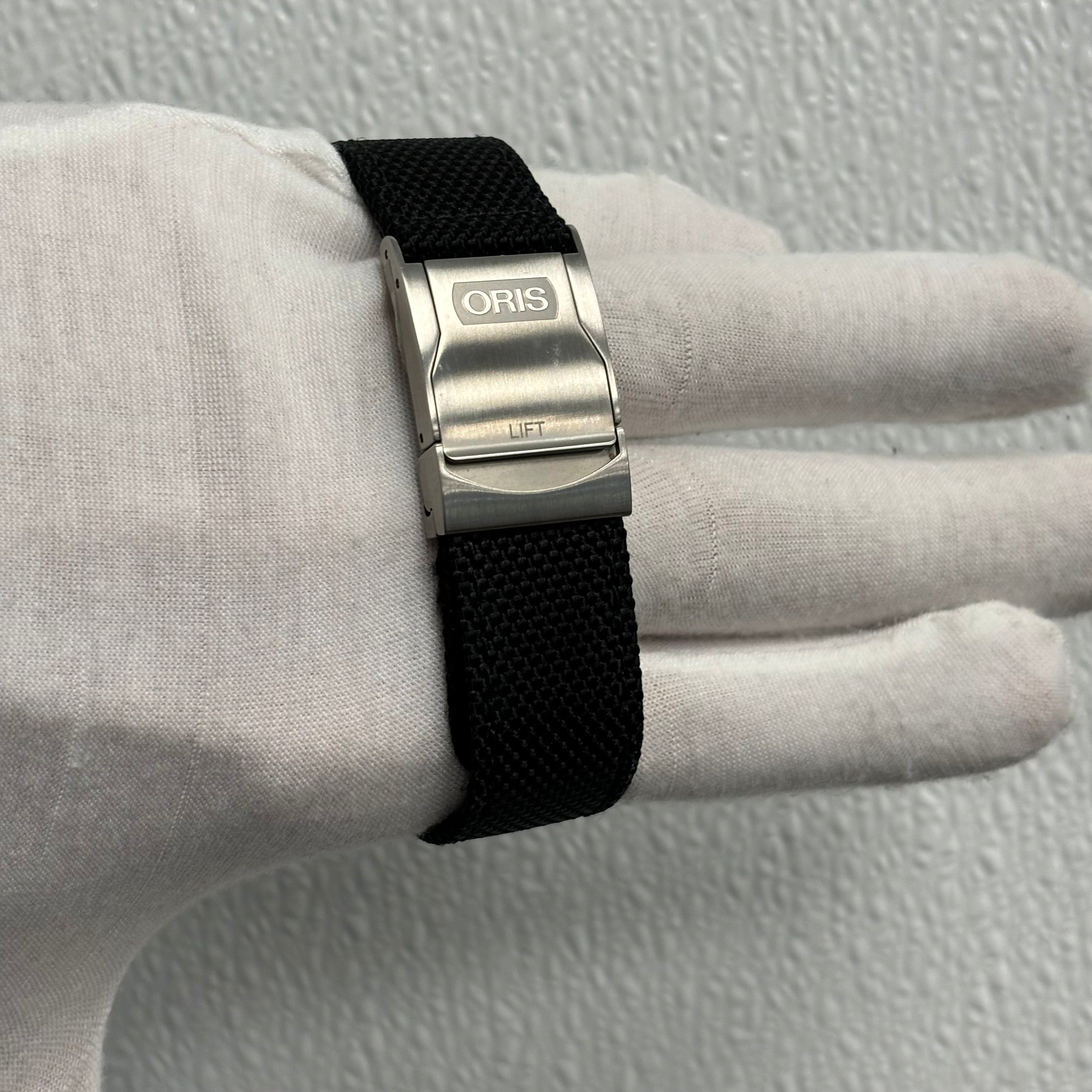 Oris Big Crown 47mm Black Dial Watch Ref# 01 733 7705 4134-SET - Happy Jewelers Fine Jewelry Lifetime Warranty