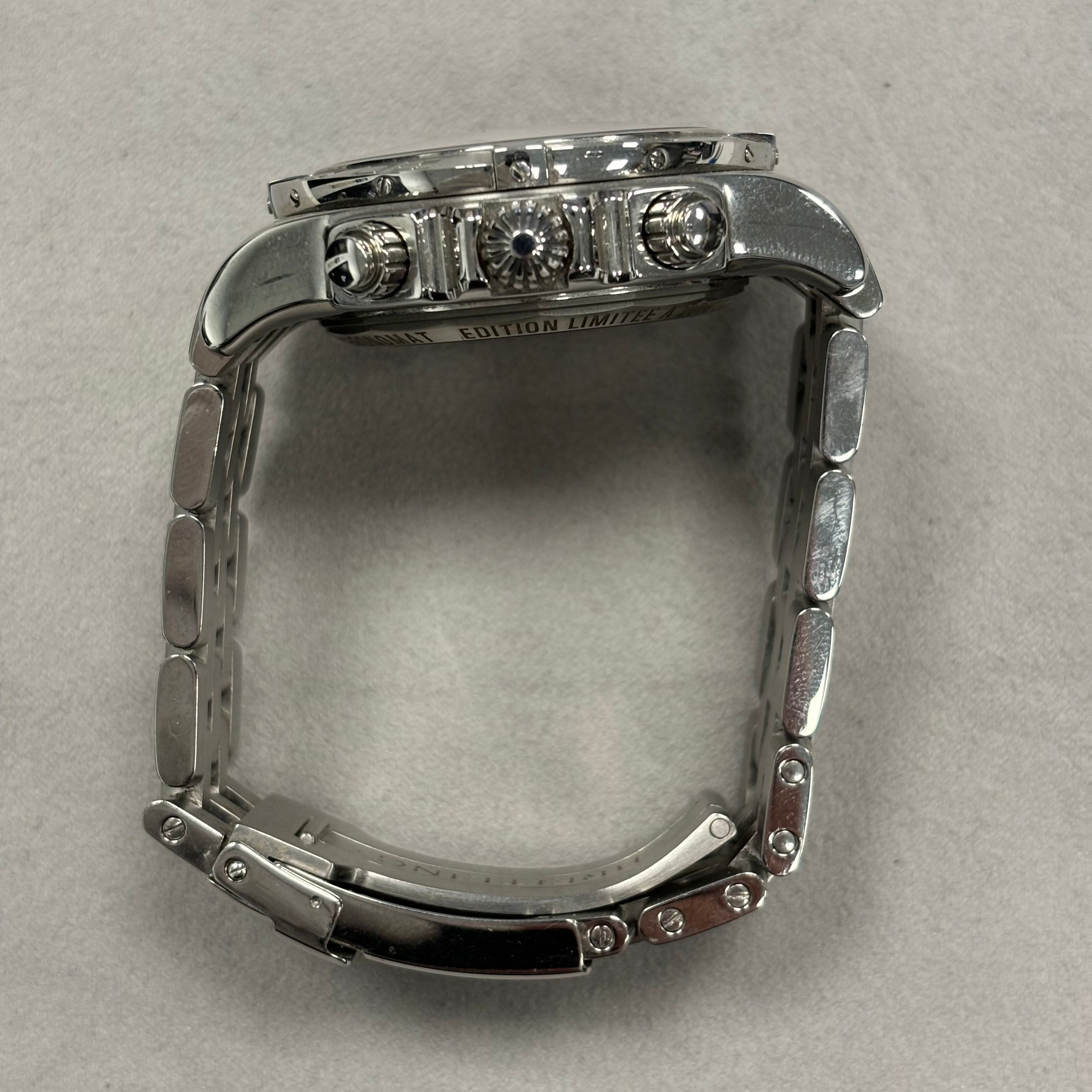 Breitling Chronomat 43mm Black Dial Watch Ref# AB0111 - Happy Jewelers Fine Jewelry Lifetime Warranty