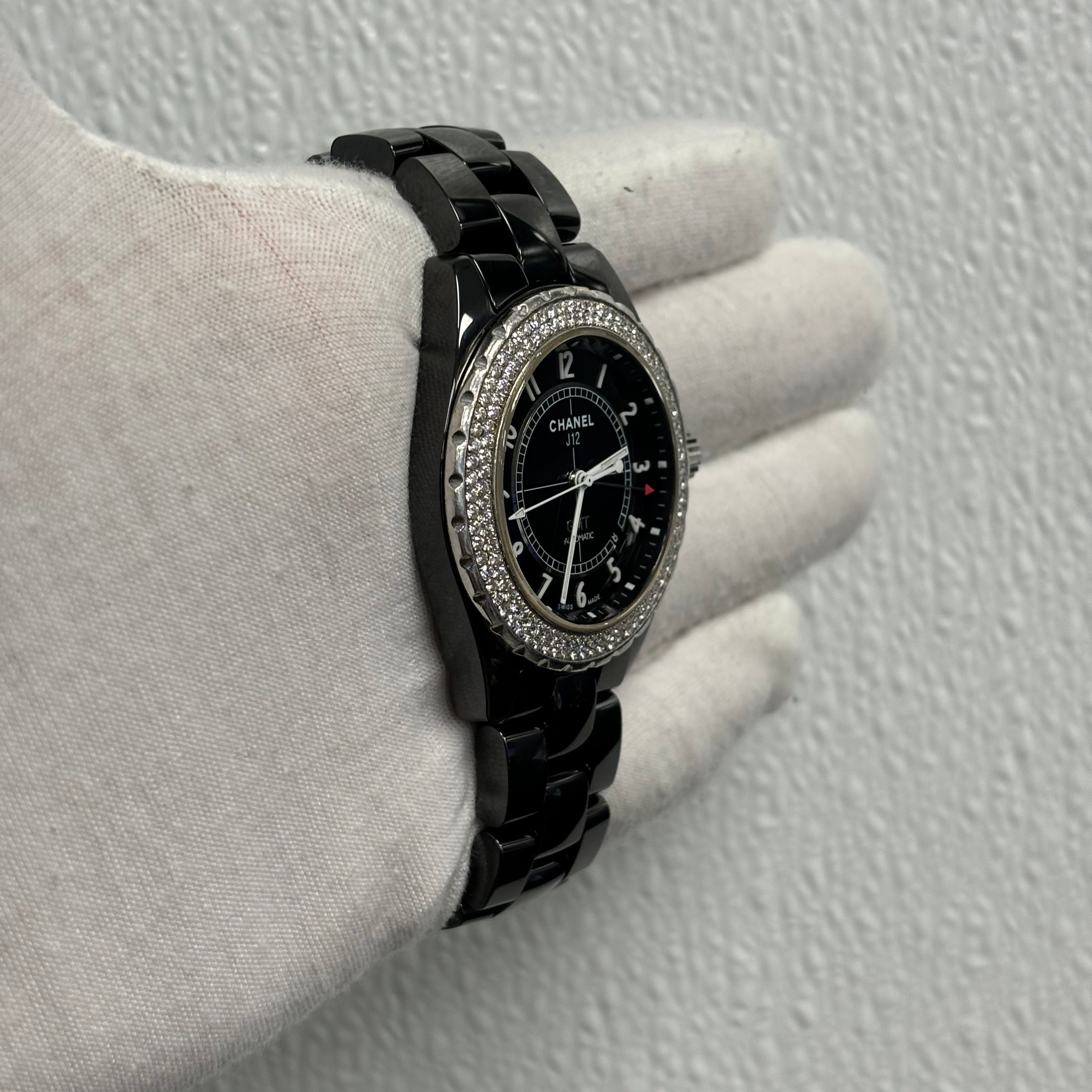 Chanel J12 41mm Black Dial Watch Ref# H3101 - Happy Jewelers Fine Jewelry Lifetime Warranty