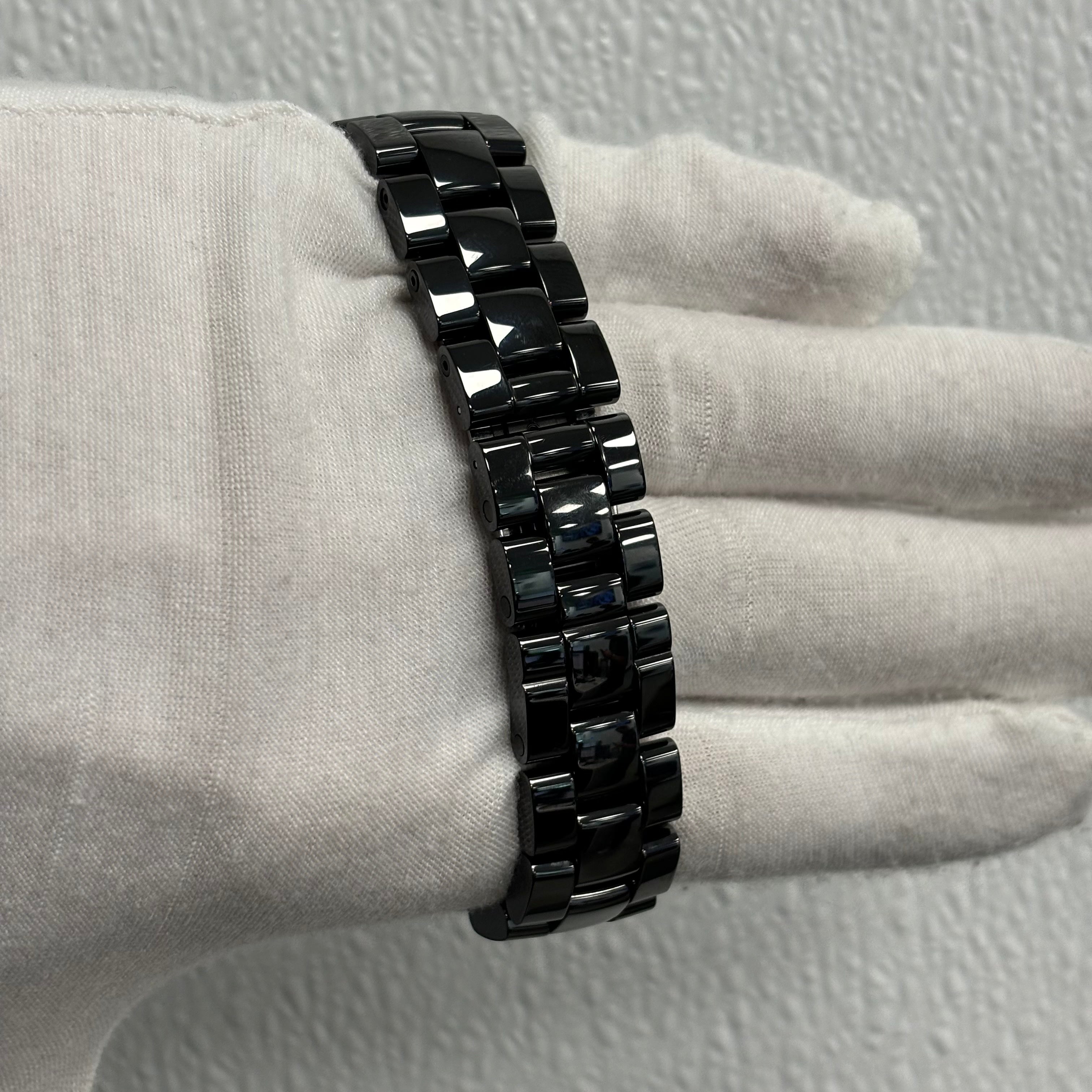 Chanel J12 41mm Black Dial Watch Ref# H3101 - Happy Jewelers Fine Jewelry Lifetime Warranty