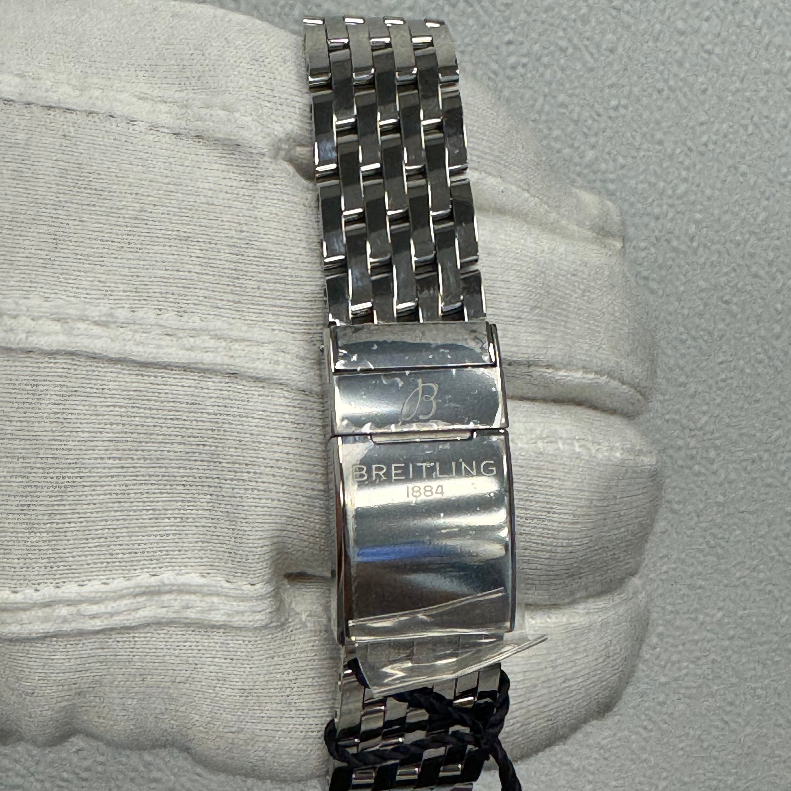 Breitling Navitimer 41mm Blue Stick Dial Watch Ref #: A17326161C1A1 - Happy Jewelers Fine Jewelry Lifetime Warranty