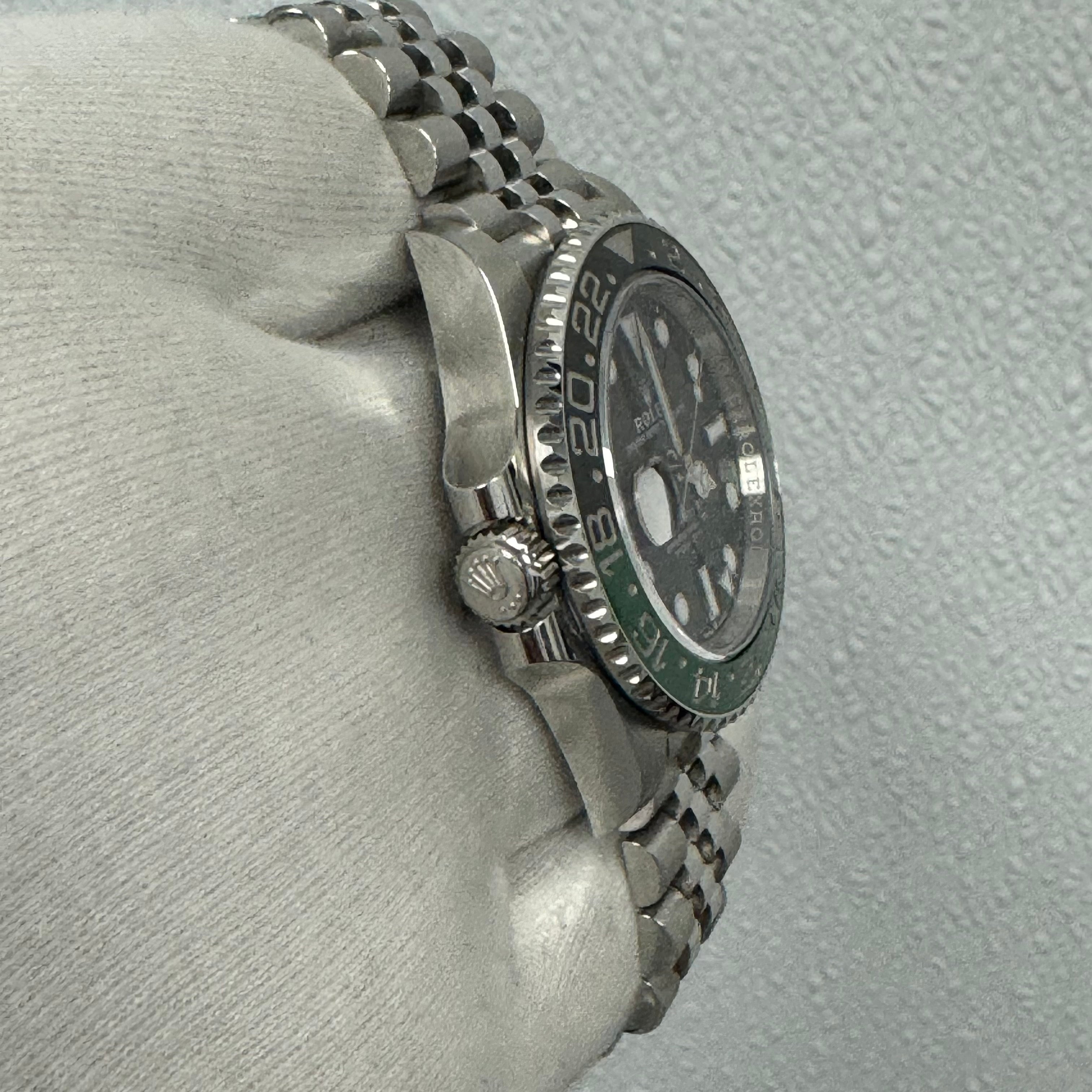 Rolex GMT Master II Stainless Steel 40mm Black Dot Dial Watch Reference# 126720VTNR - Happy Jewelers Fine Jewelry Lifetime Warranty