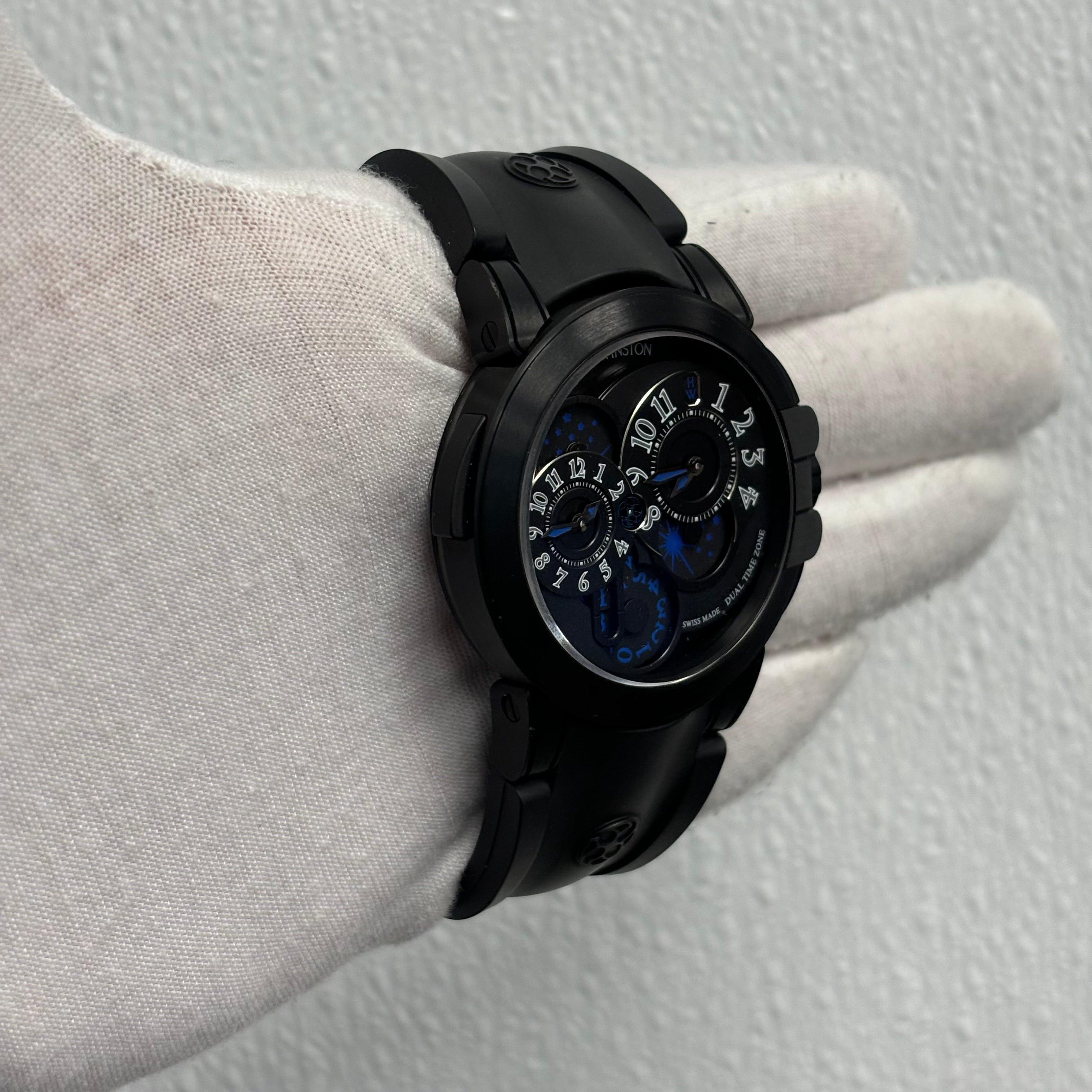 Harry Winston Ocean 44mm Black Dial Watch Ref# OCEATZ44ZZ007 - Happy Jewelers Fine Jewelry Lifetime Warranty