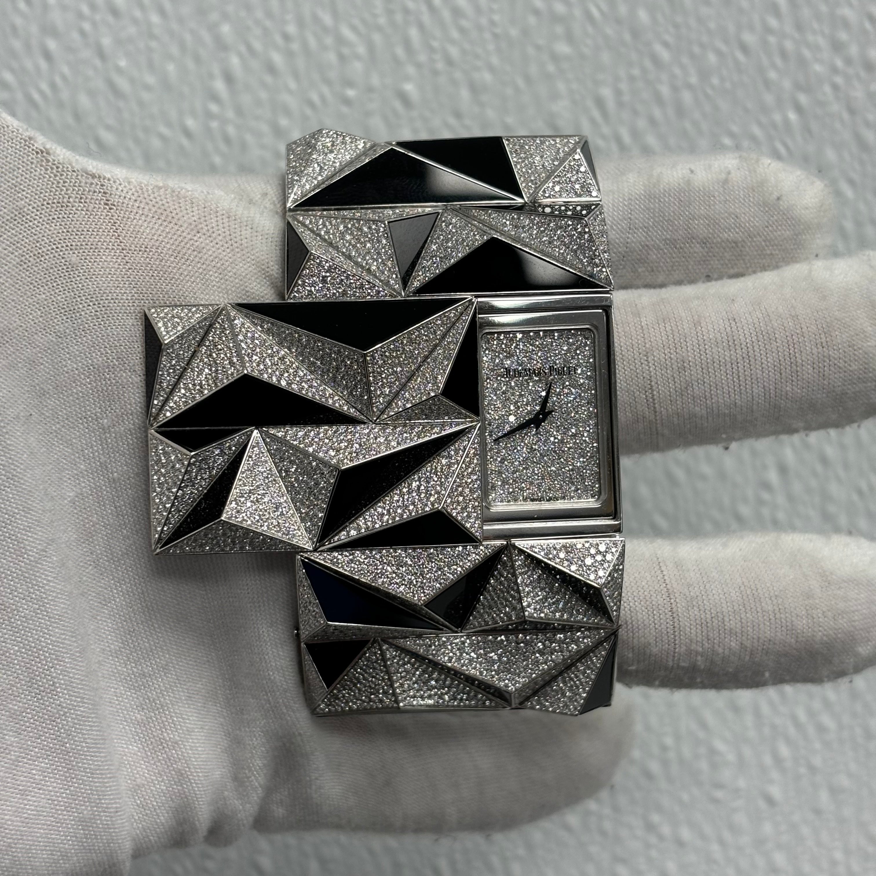 Audemars Piguet Haute 40mm Pave Dial Ref# 79419BC.ZO.9189BC.01 - Happy Jewelers Fine Jewelry Lifetime Warranty