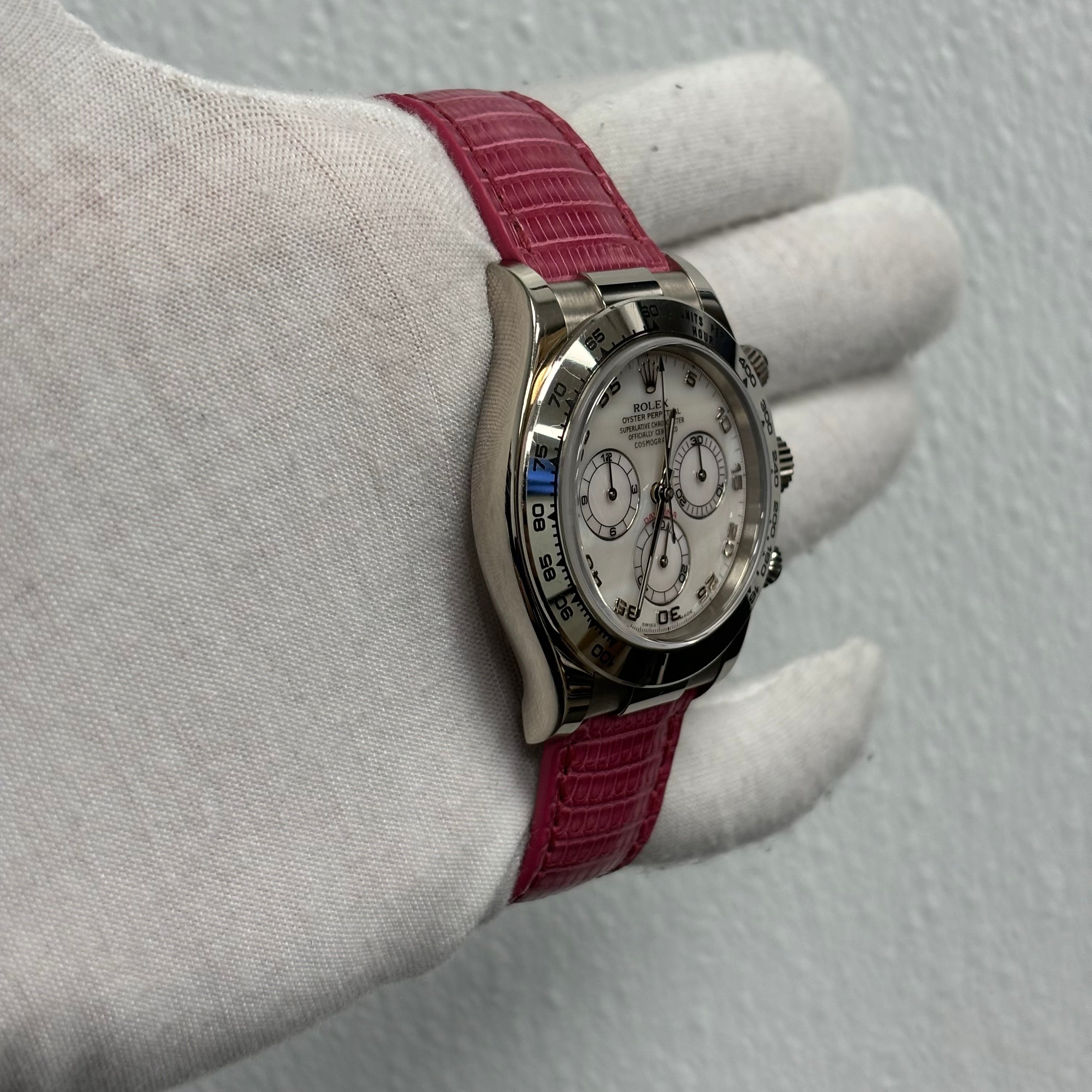 Rolex Daytona 40mm MOP Dial Ref# 116519 - Happy Jewelers Fine Jewelry Lifetime Warranty